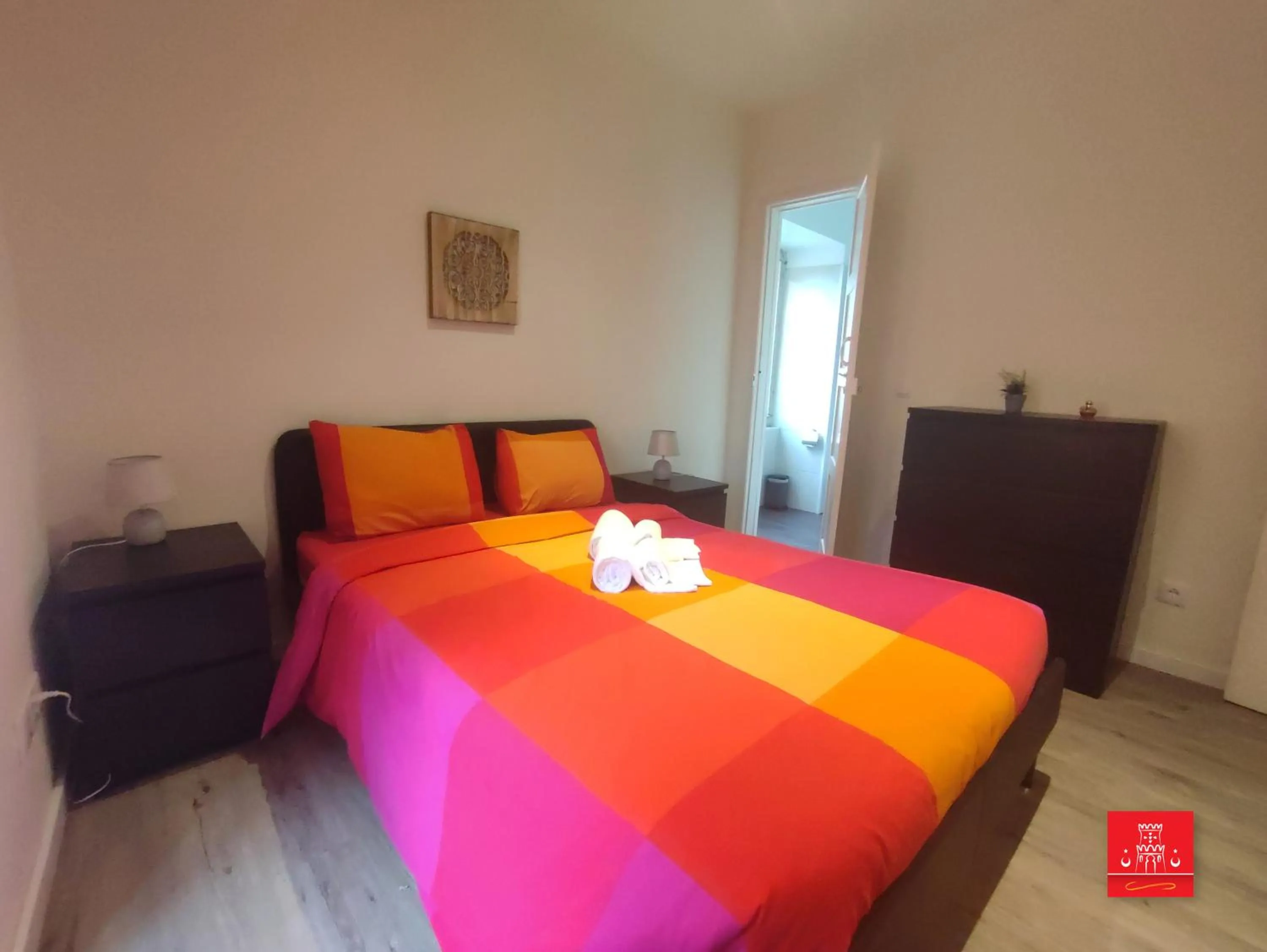 Bedroom, Bed in Casas da Biquinha