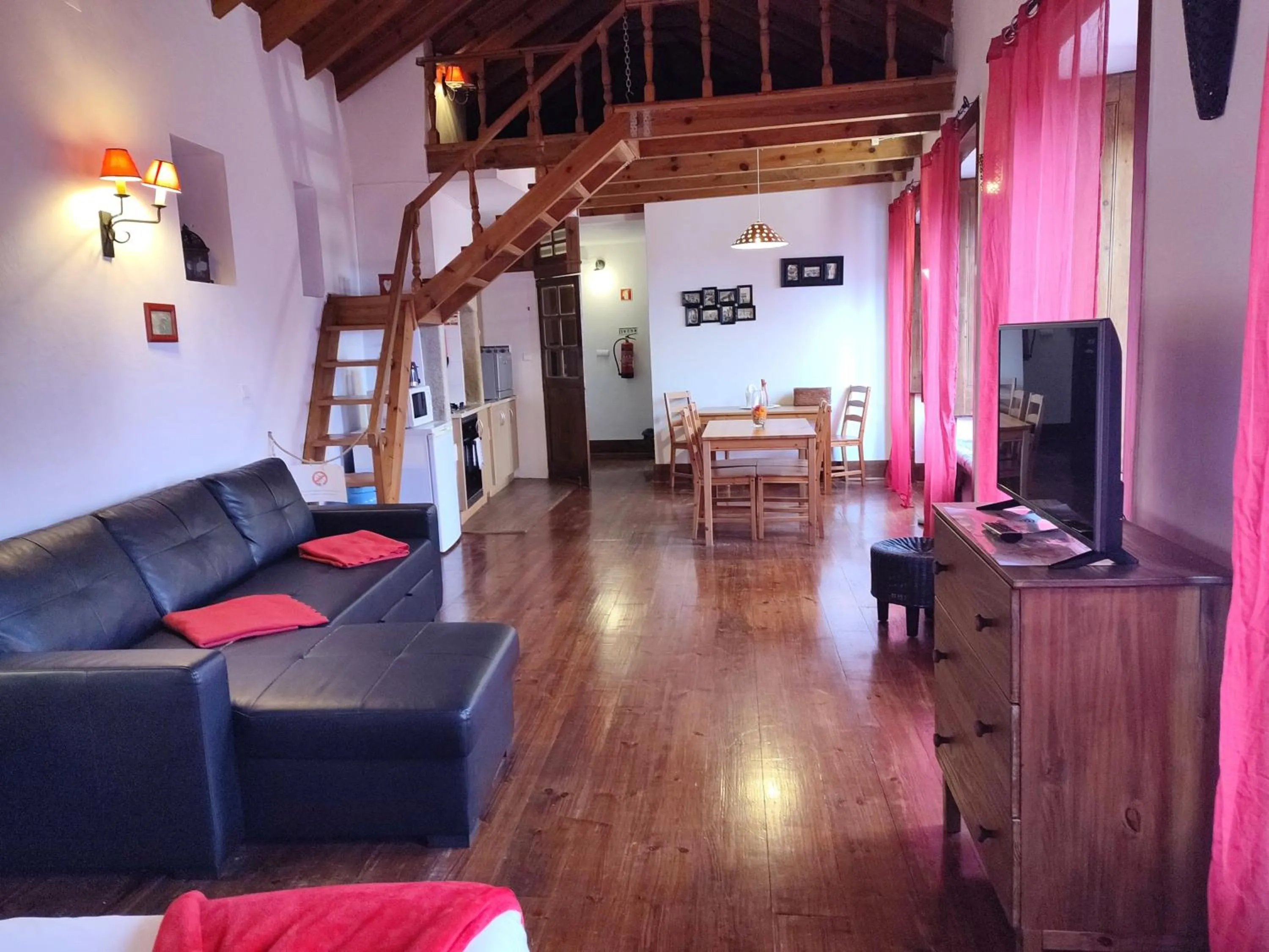 Living room in Casas da Biquinha