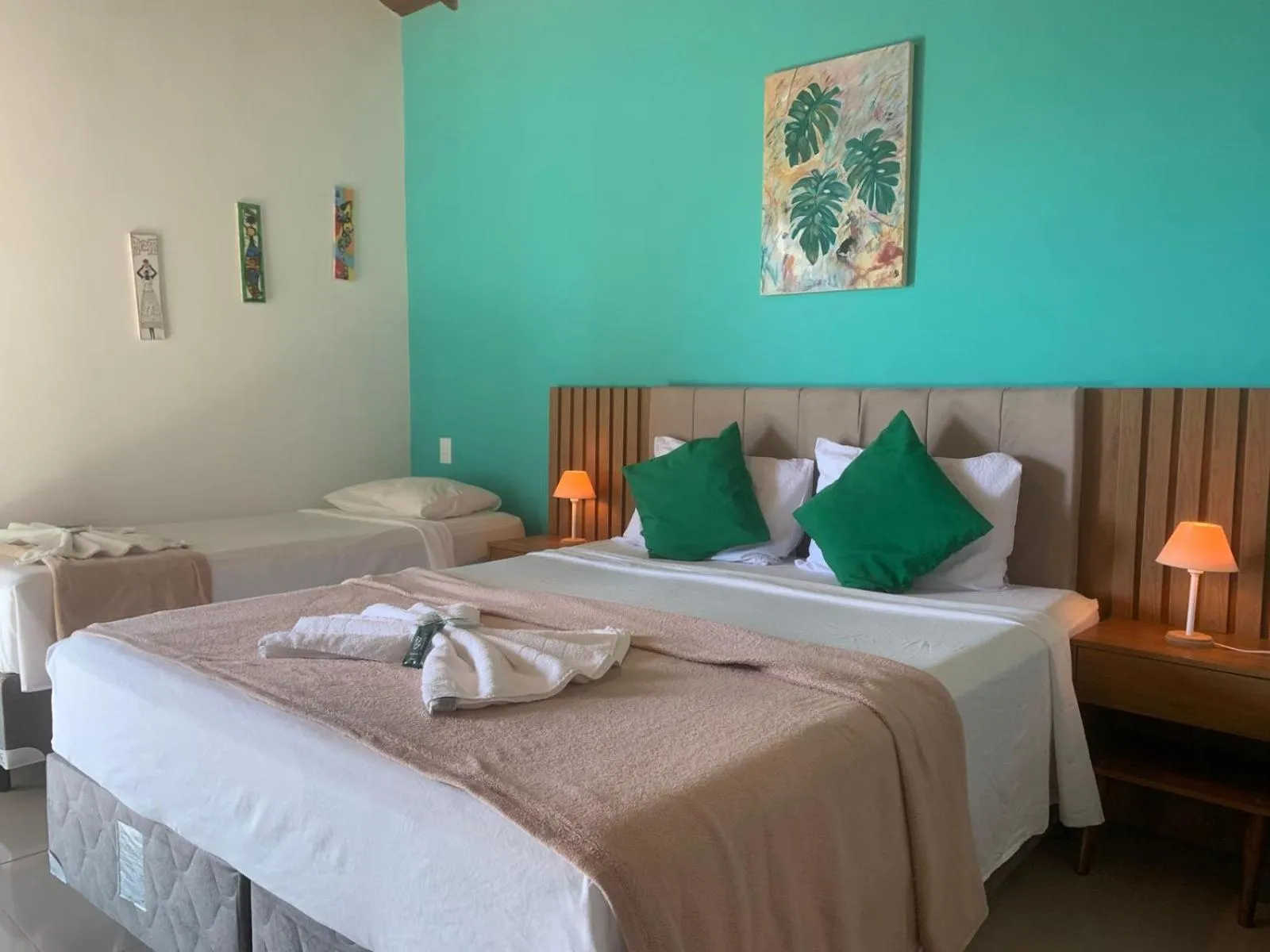 Bed in Foca Guest House