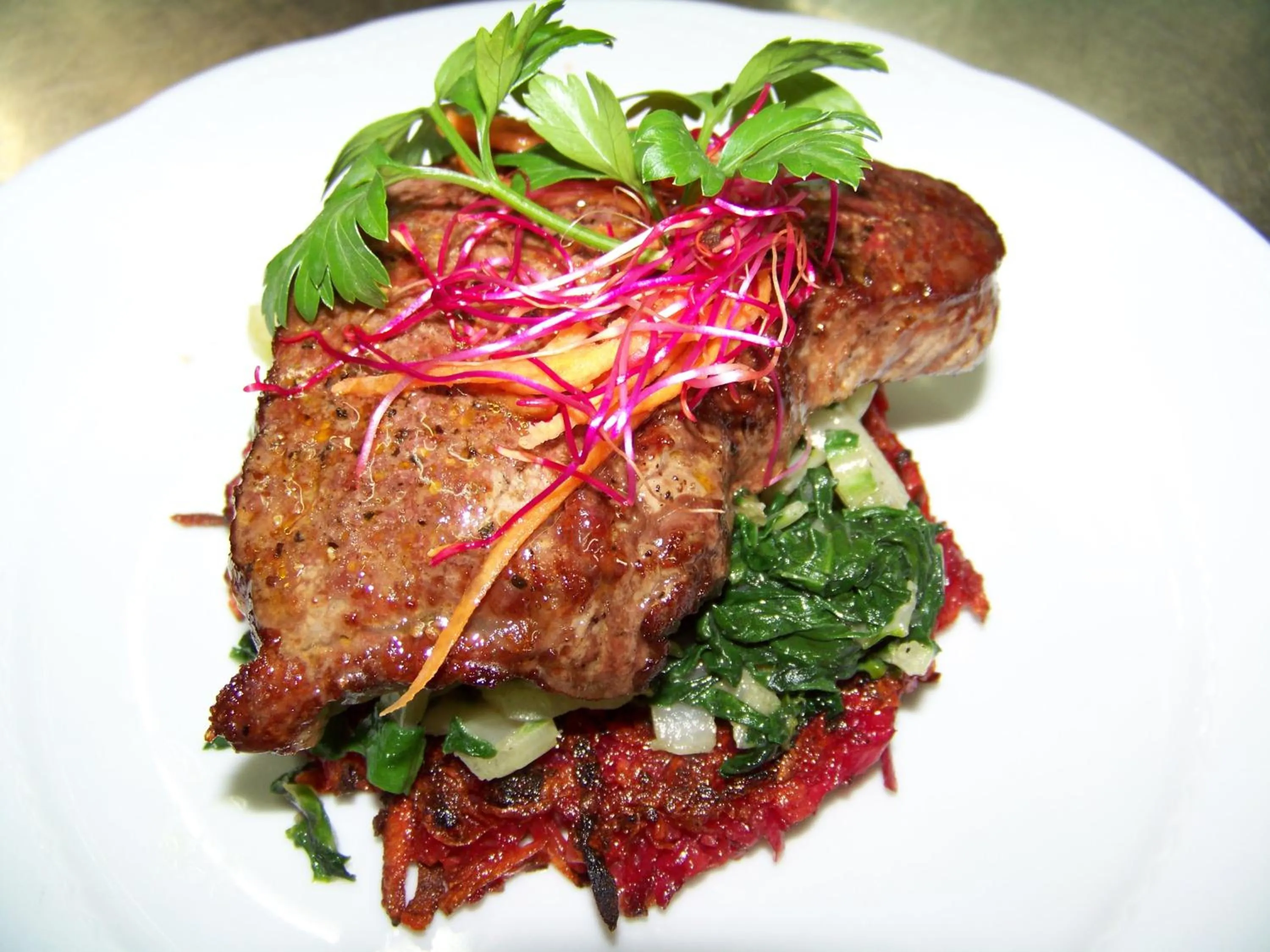 Food close-up in DER SCHWAN Hotel & Restaurant