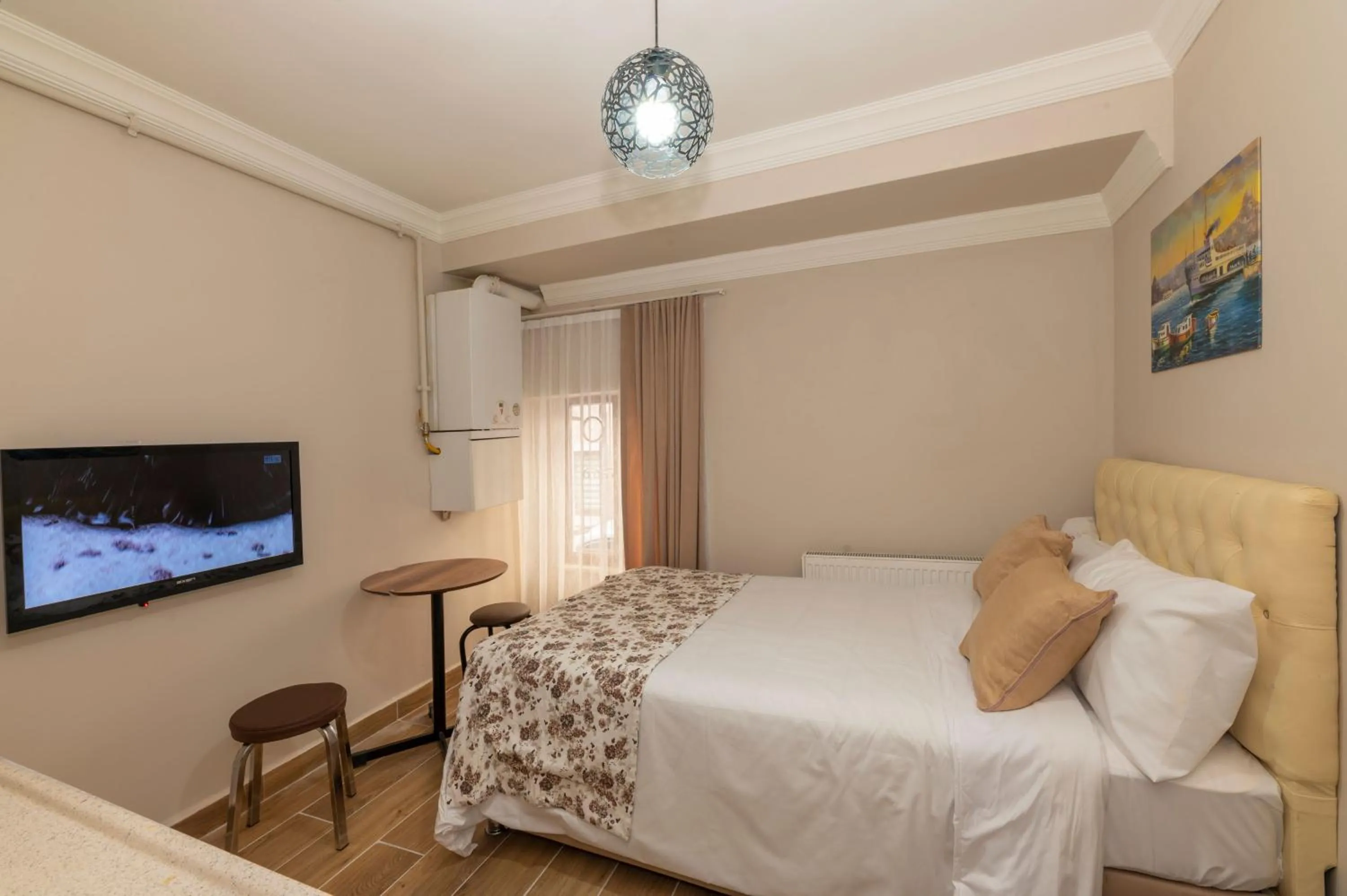 Bed in Marida Residence - Istanbul Taksim