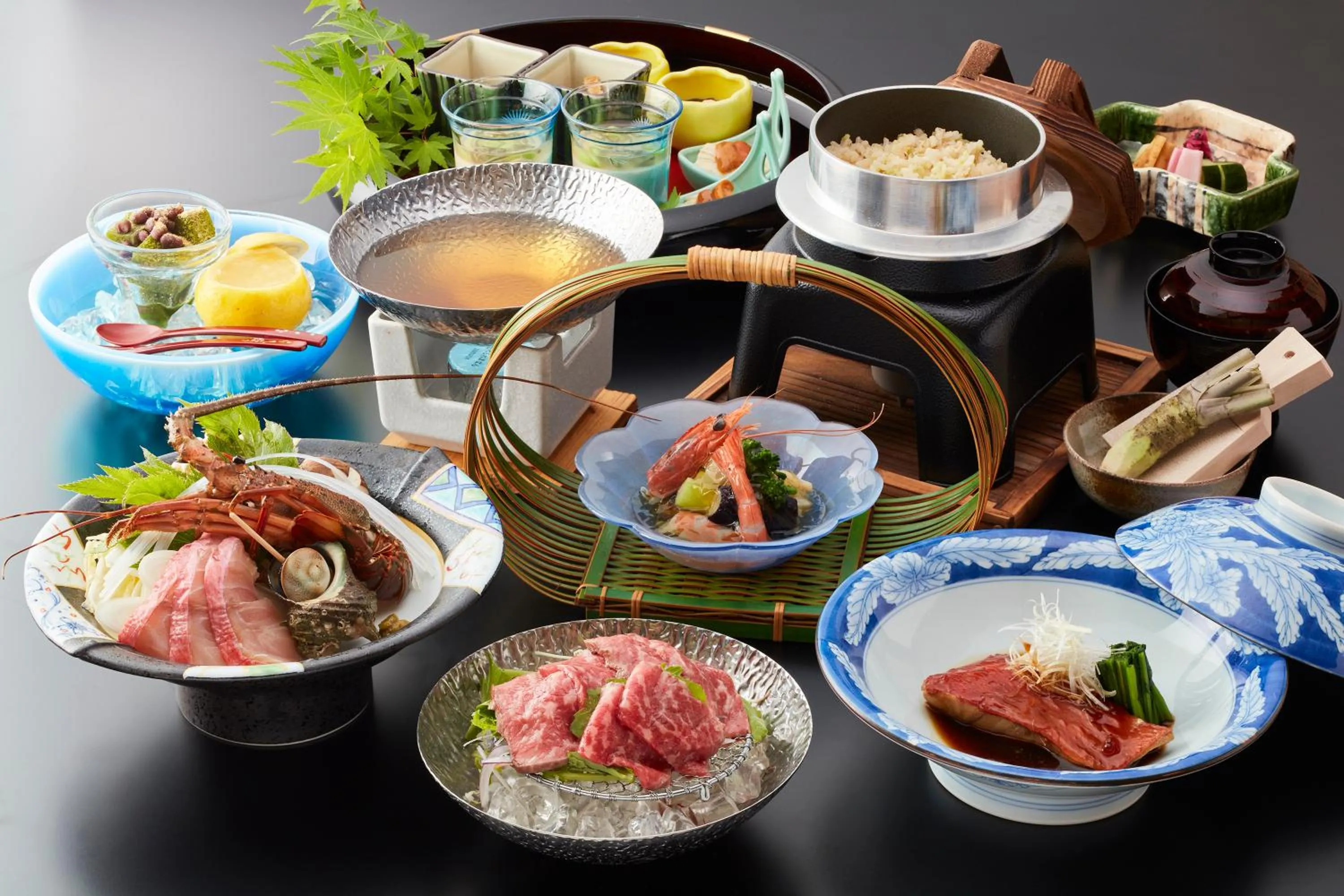 Dinner in Hana No Omotenashi Nanraku