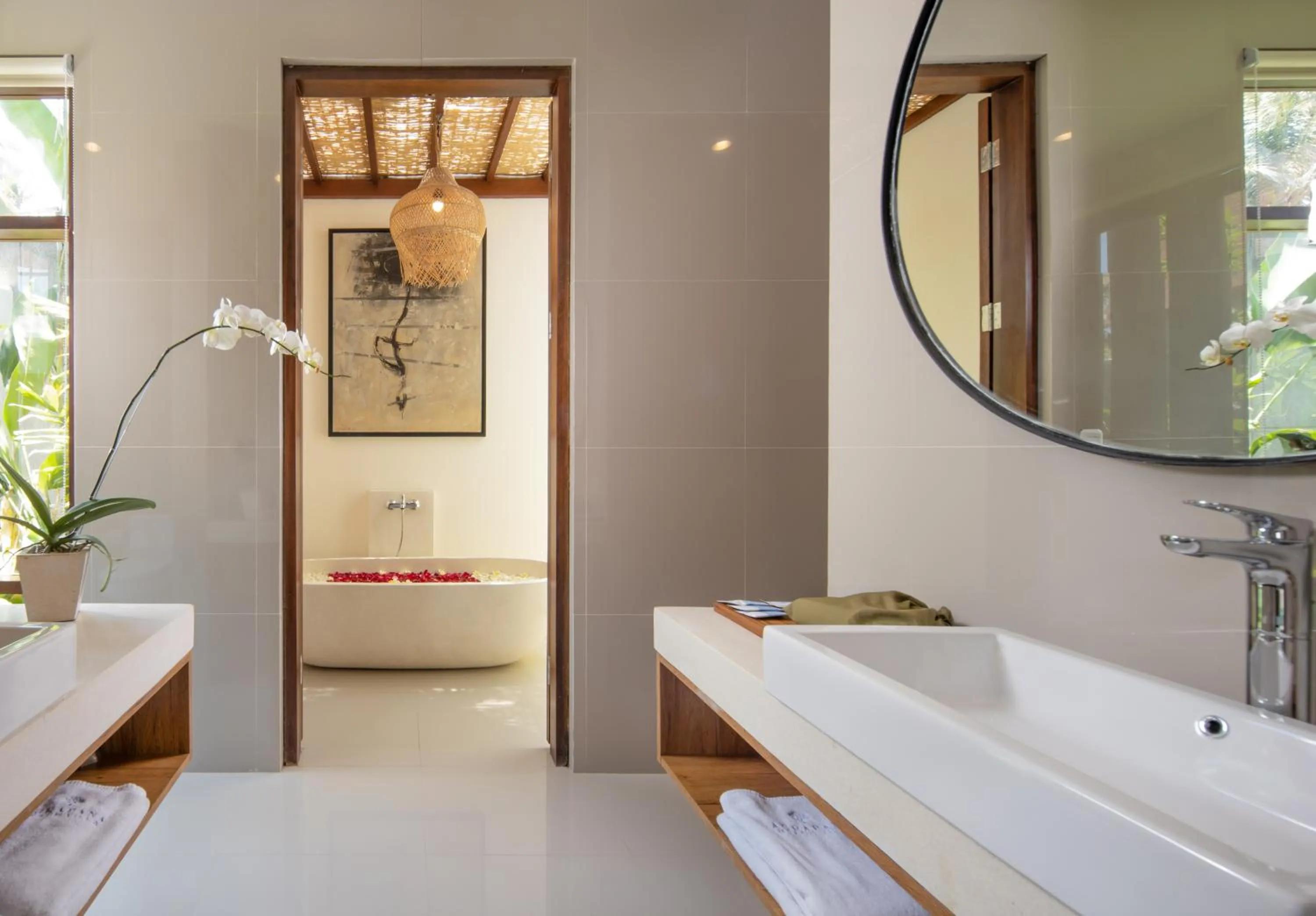 Bathroom in Agrapana Beach Villa