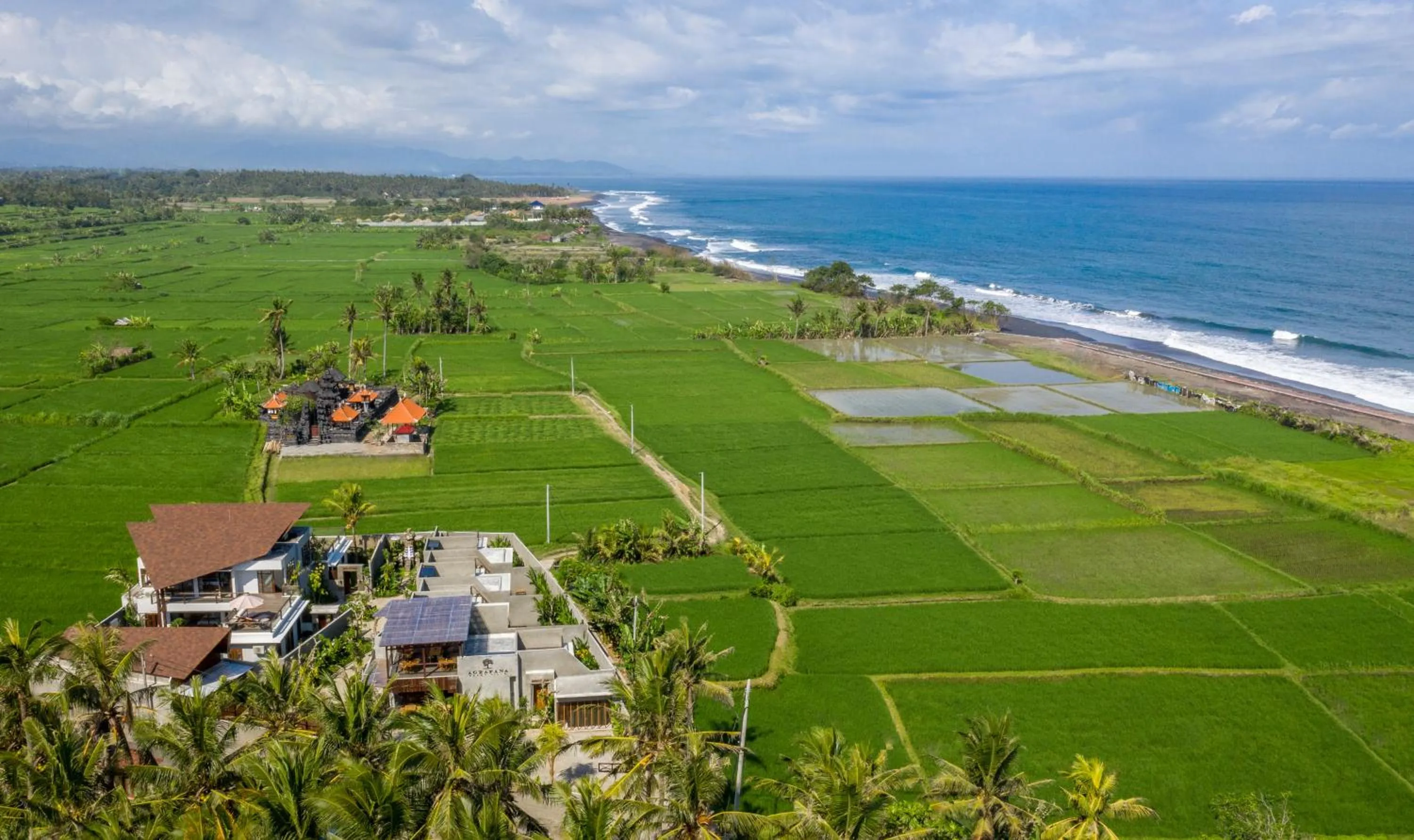 Beach in Agrapana Beach Villa