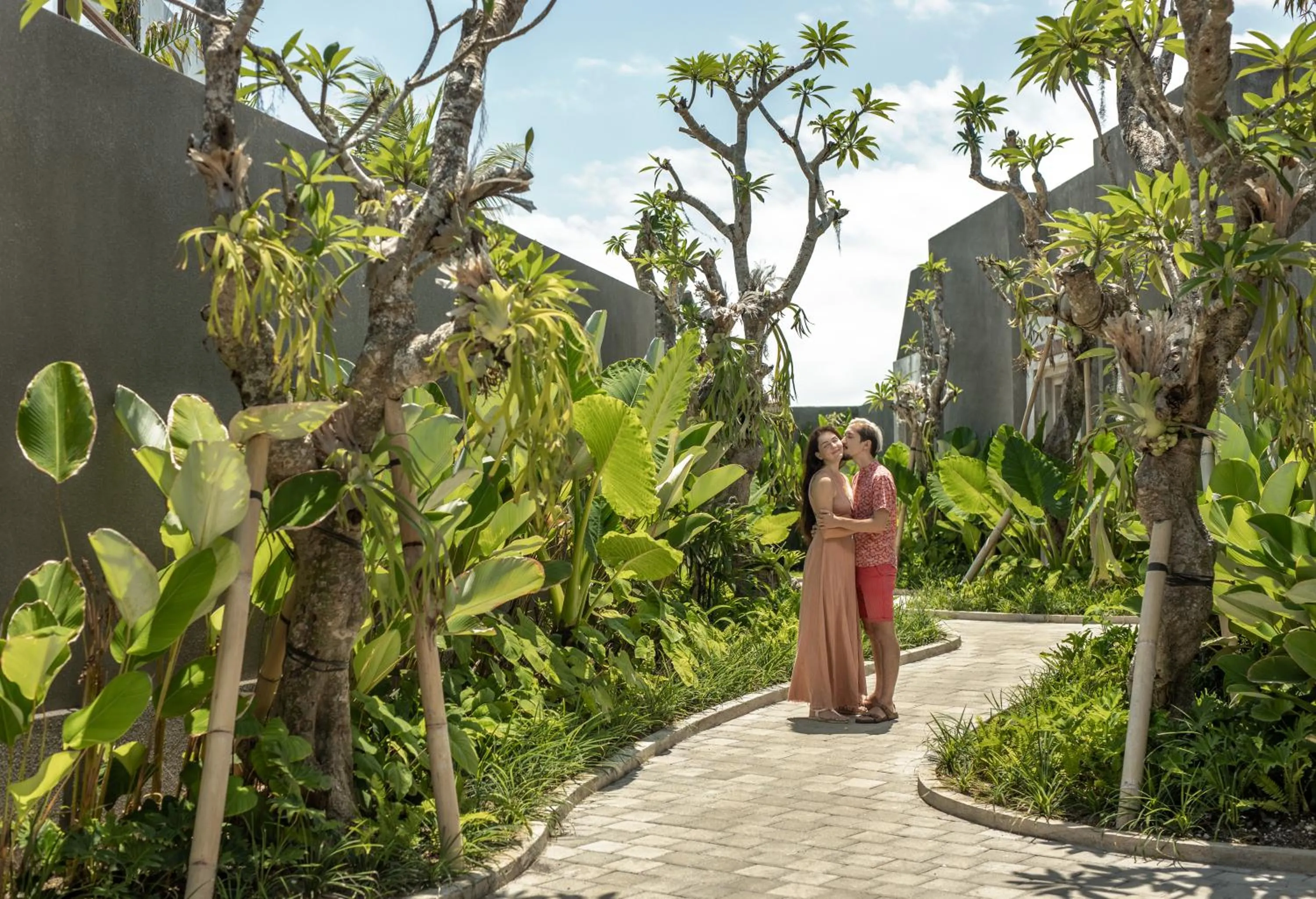 Garden in Agrapana Beach Villa