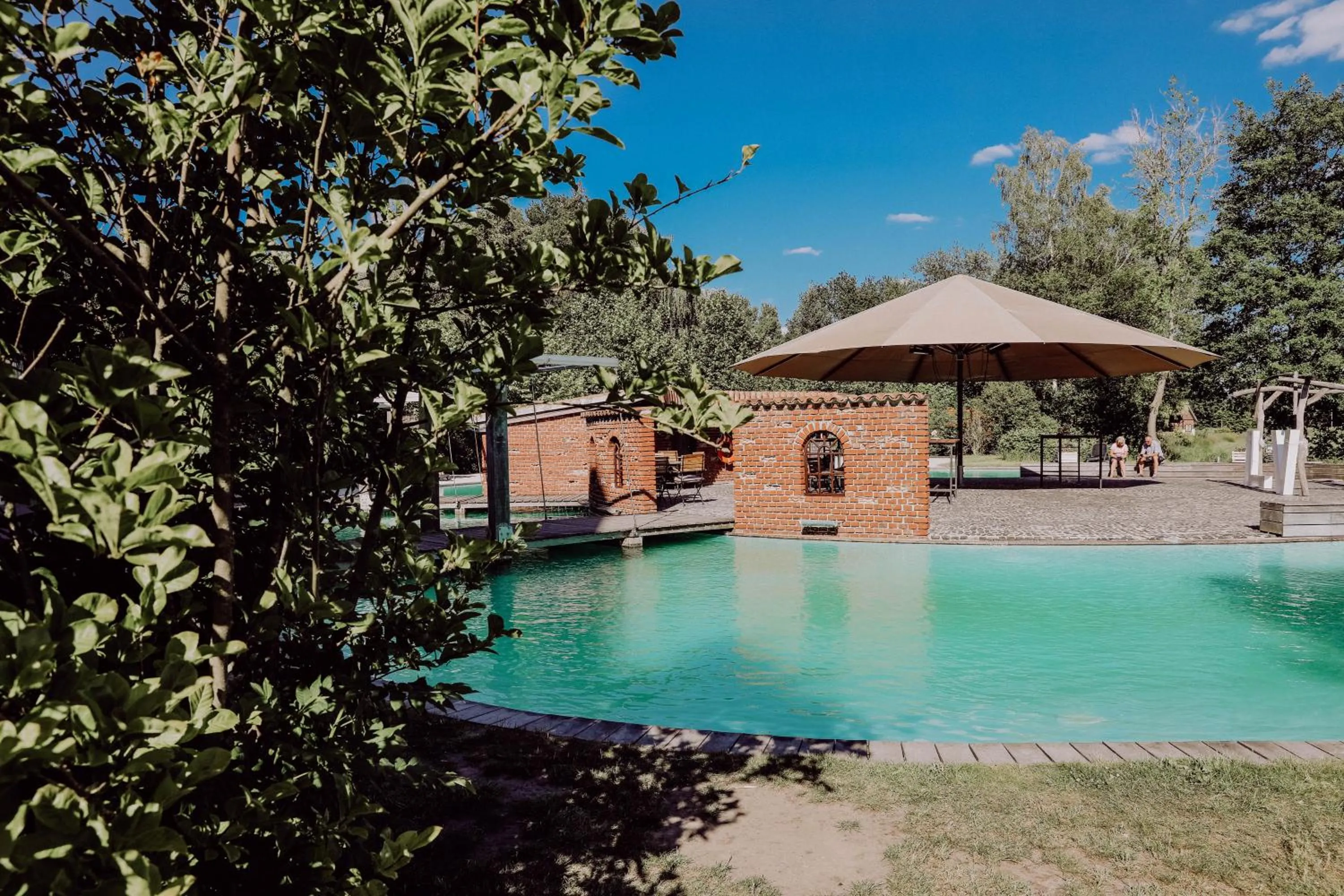 Garden view in Landhotel Beverland bei Münster
