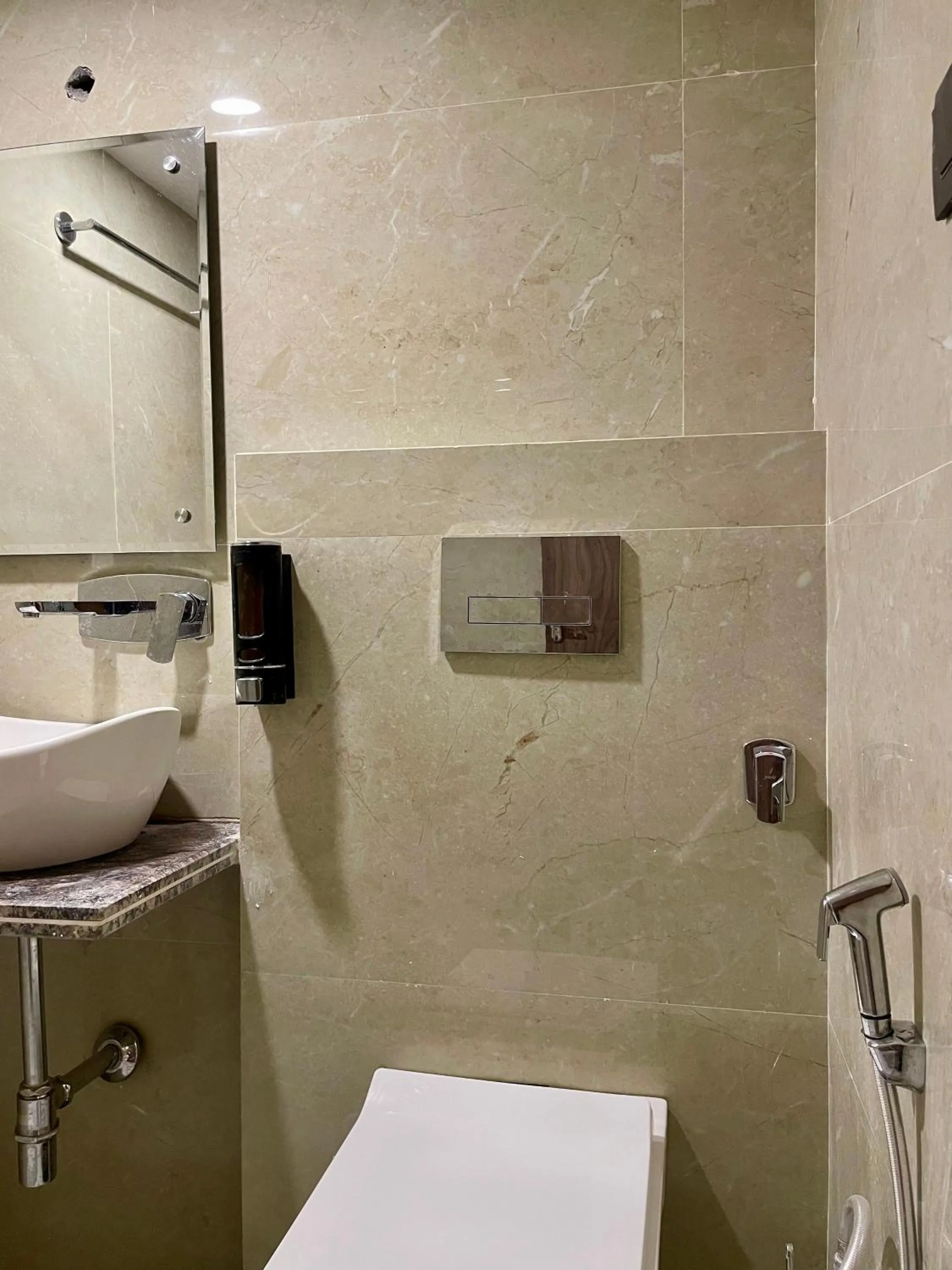 Bathroom in Hotel Himgiri