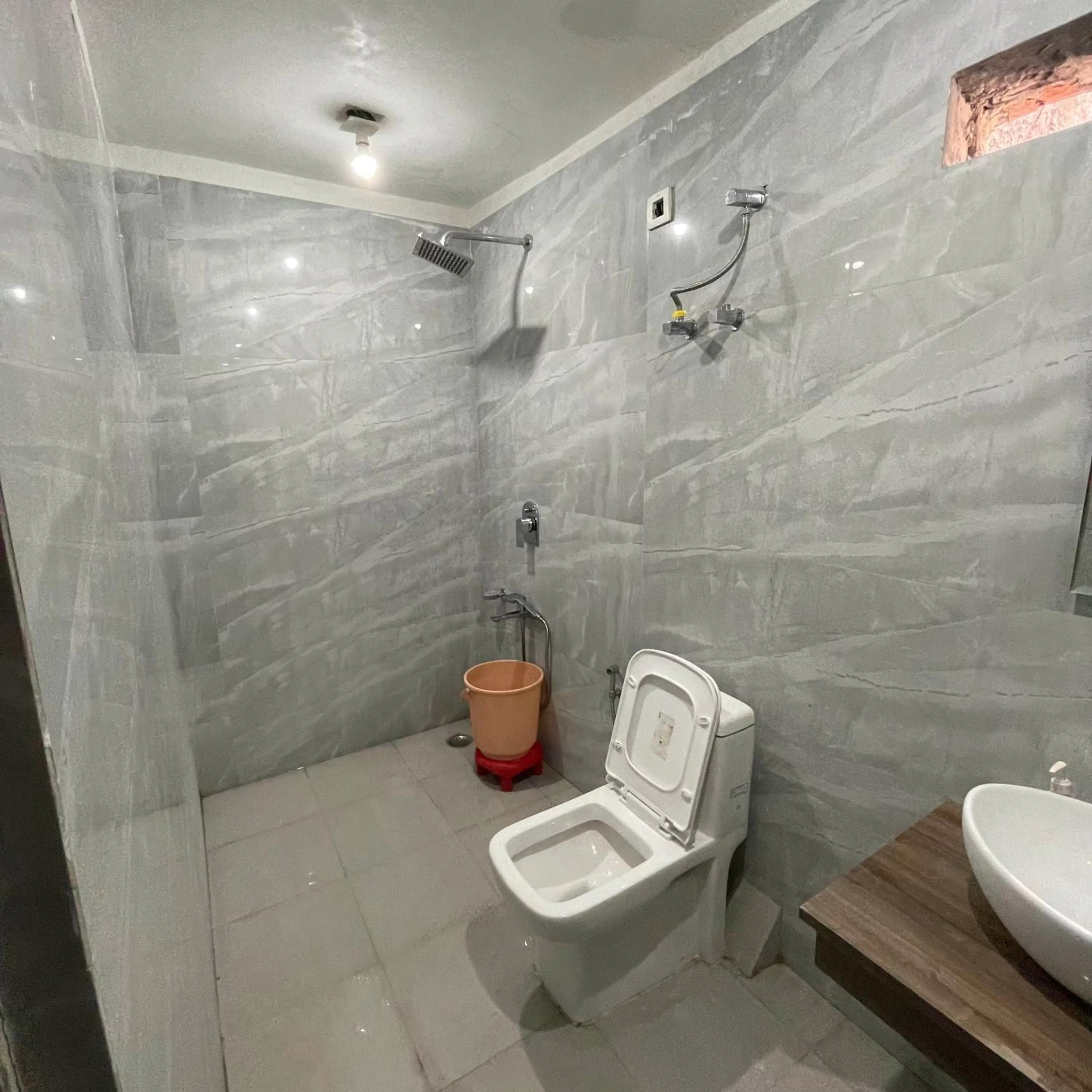 Bathroom in Hotel Himgiri