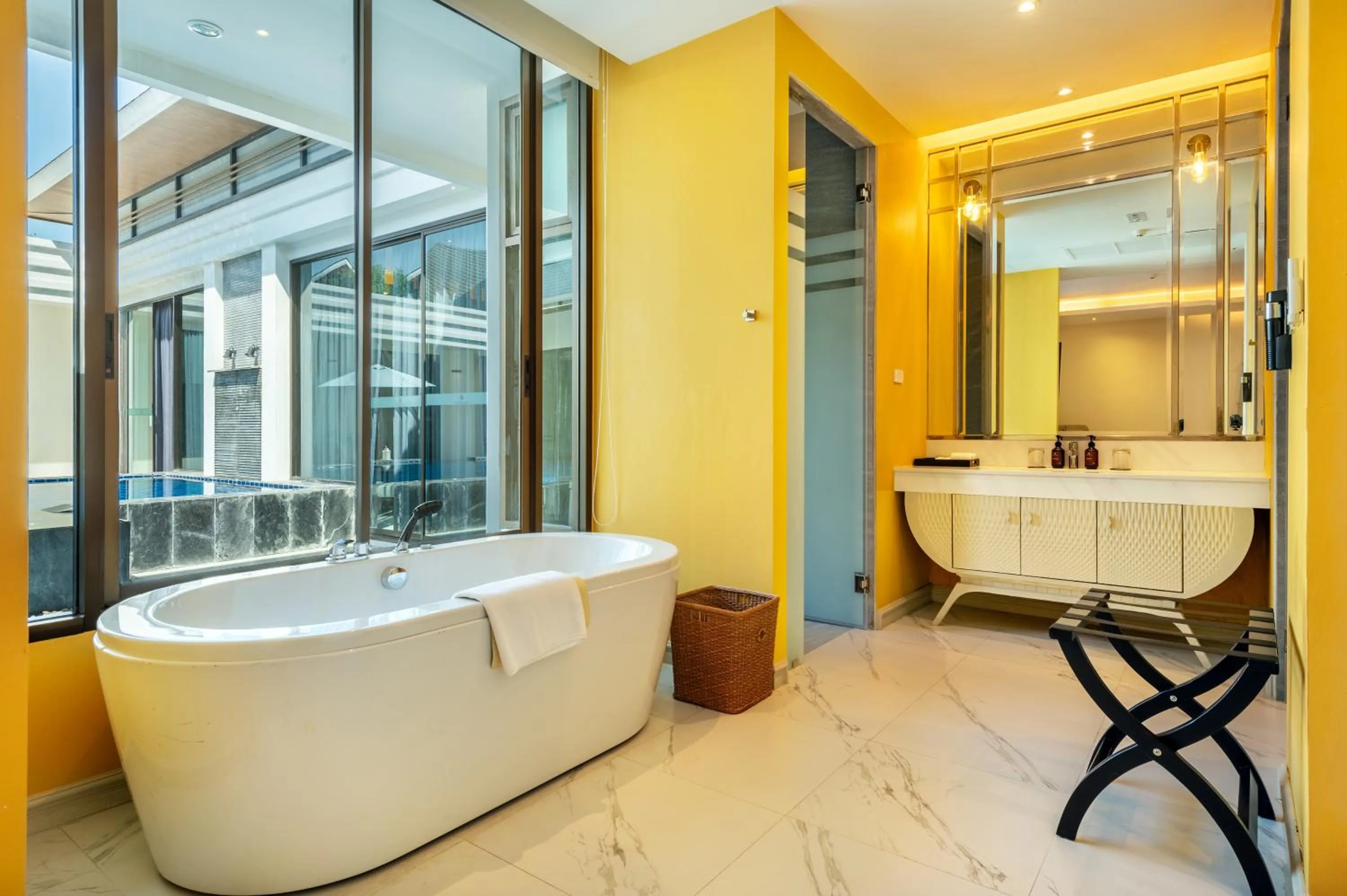 Bath in Phukalini Luxury Pool Villa & Onsen