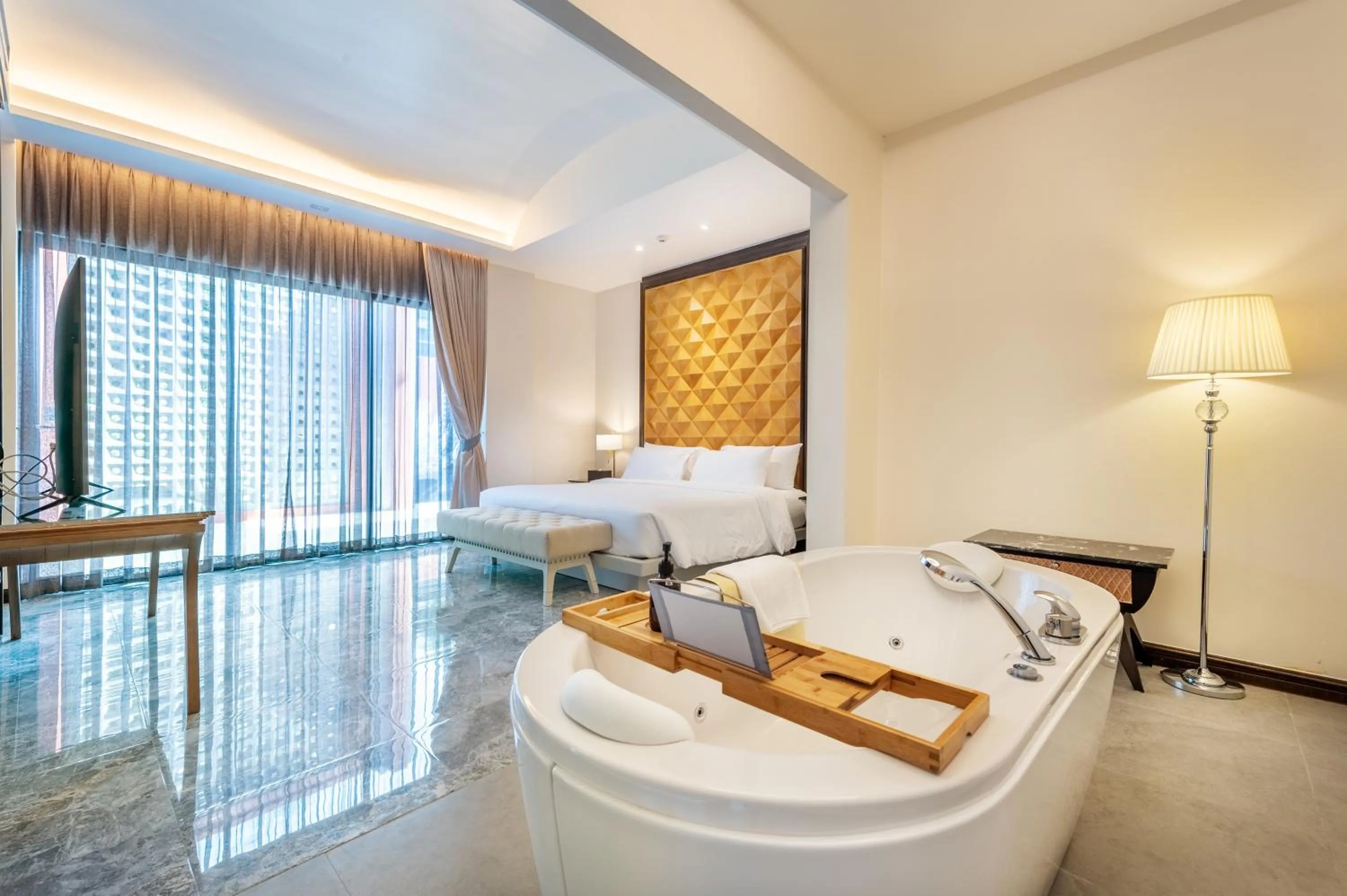 Bedroom, Bed in Phukalini Luxury Pool Villa & Onsen