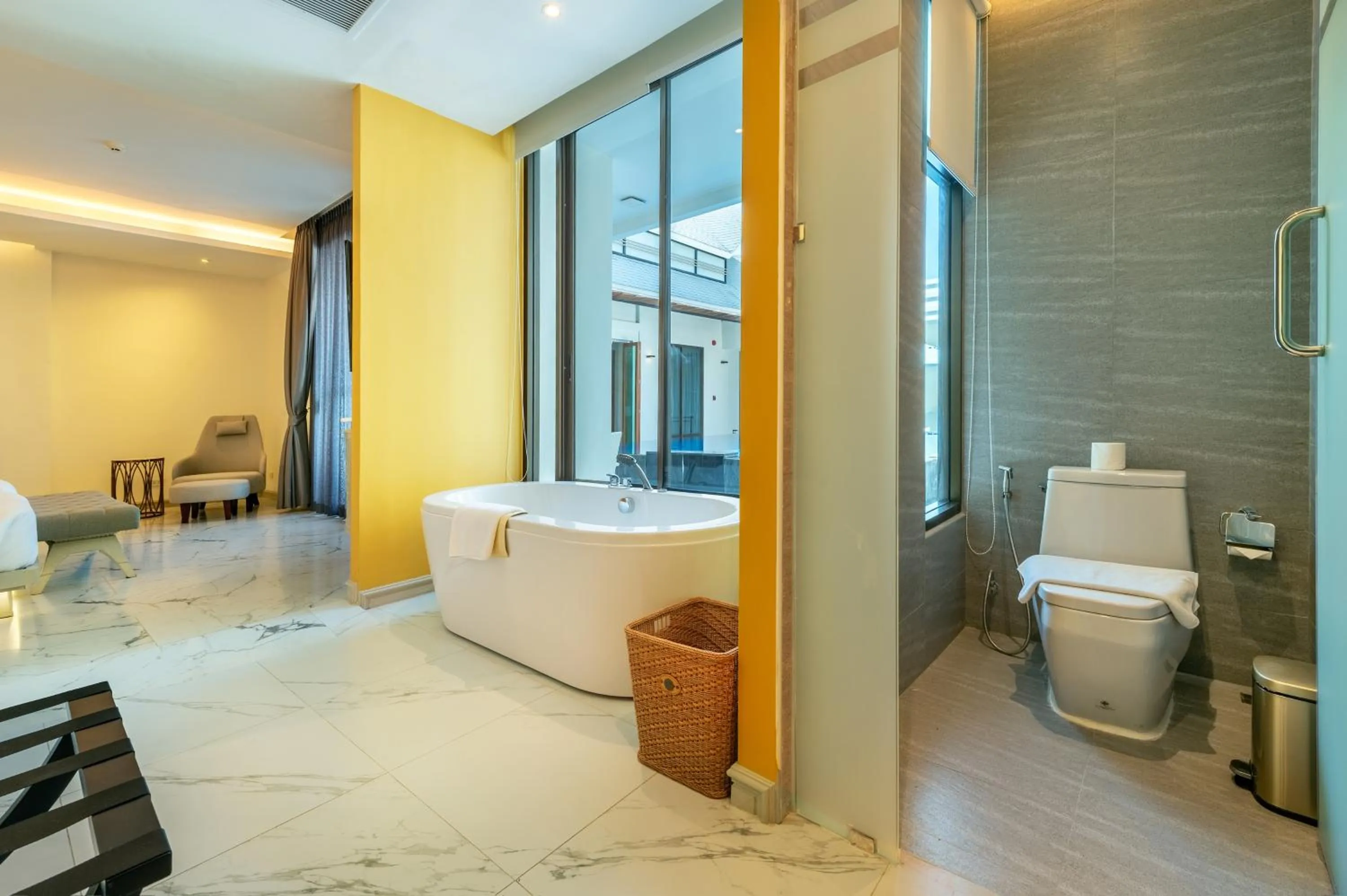 Toilet in Phukalini Luxury Pool Villa & Onsen