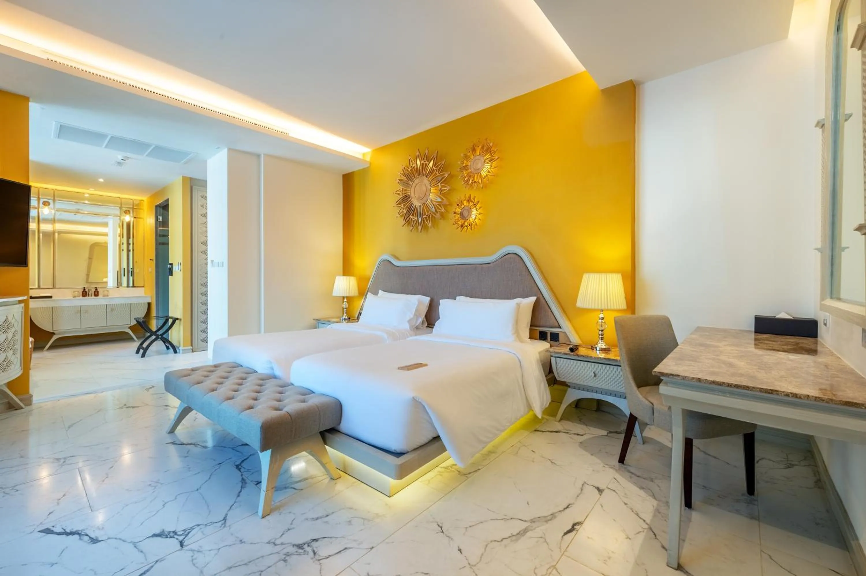 Bedroom, Bed in Phukalini Luxury Pool Villa & Onsen