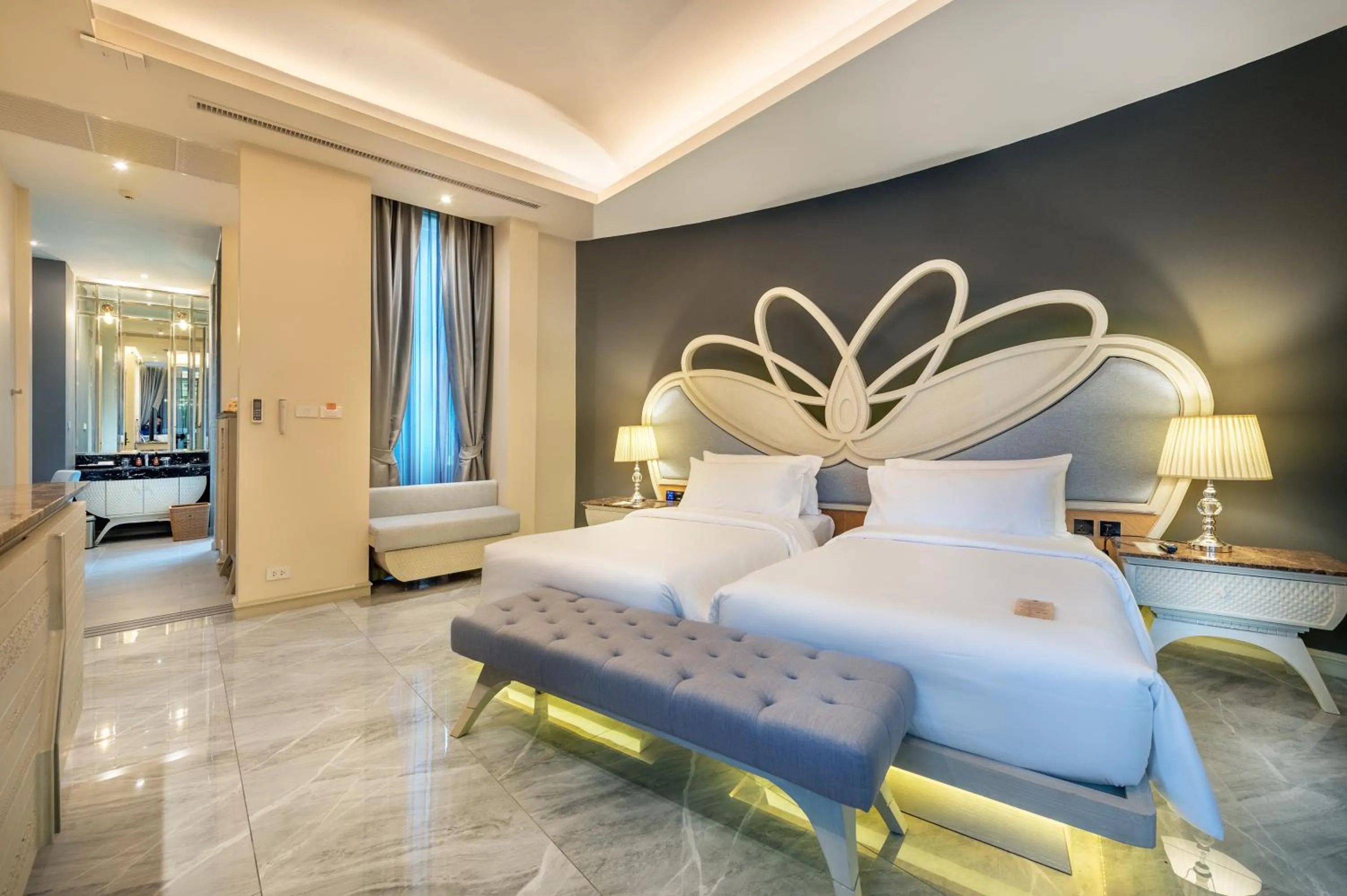 Bedroom, Bed in Phukalini Luxury Pool Villa & Onsen