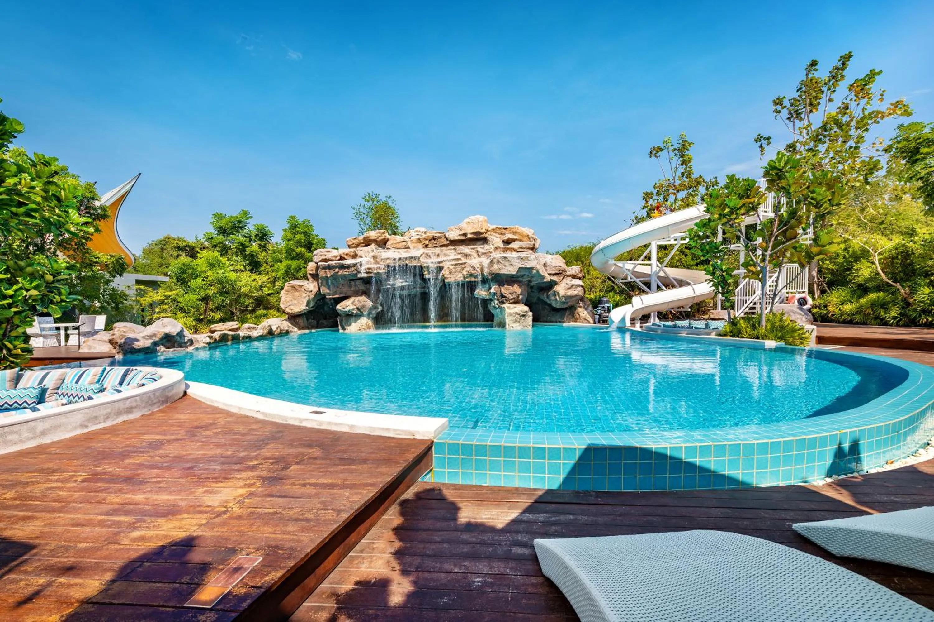 Swimming pool in Phukalini Luxury Pool Villa & Onsen