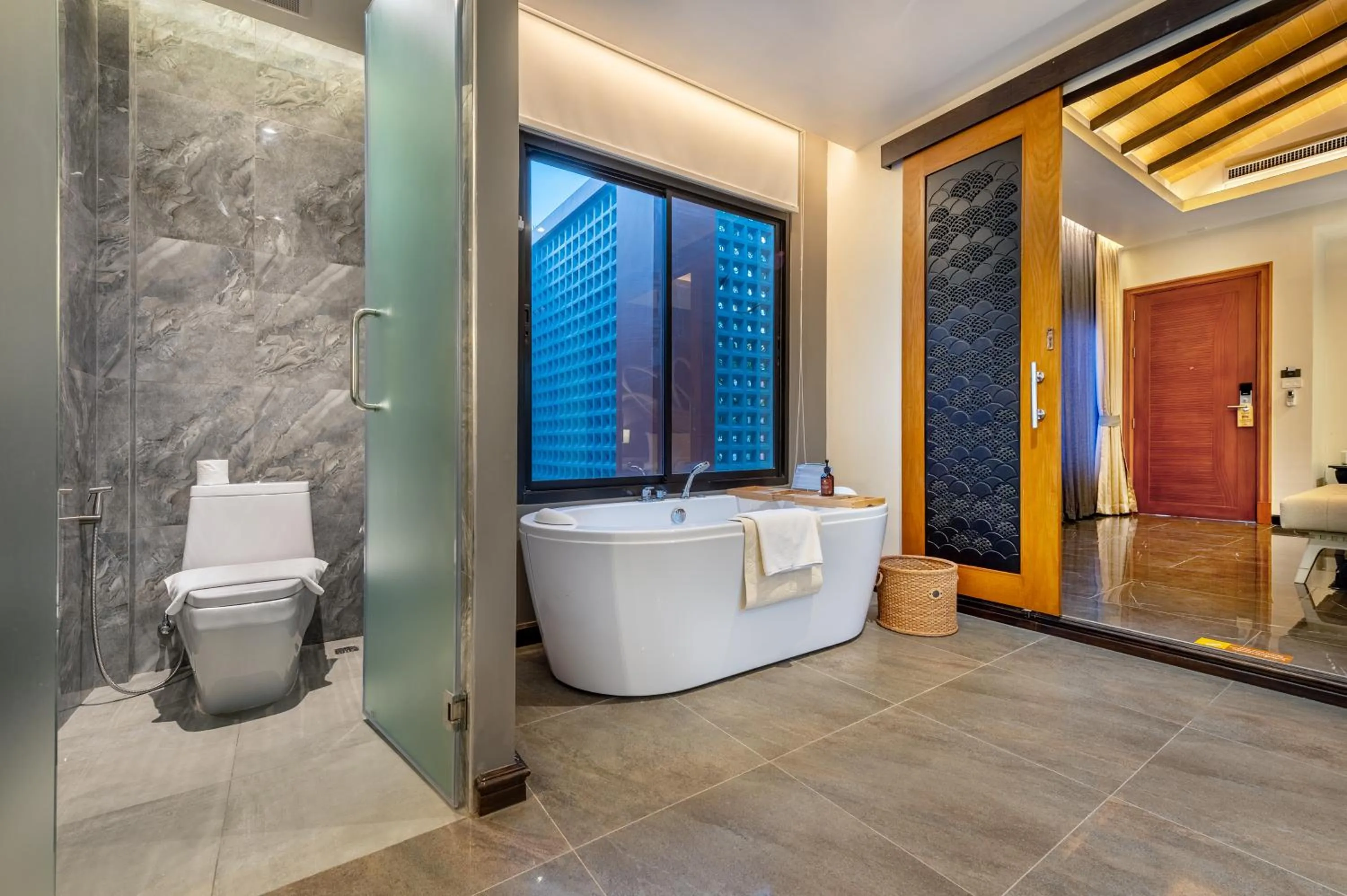 Bathroom in Phukalini Luxury Pool Villa & Onsen