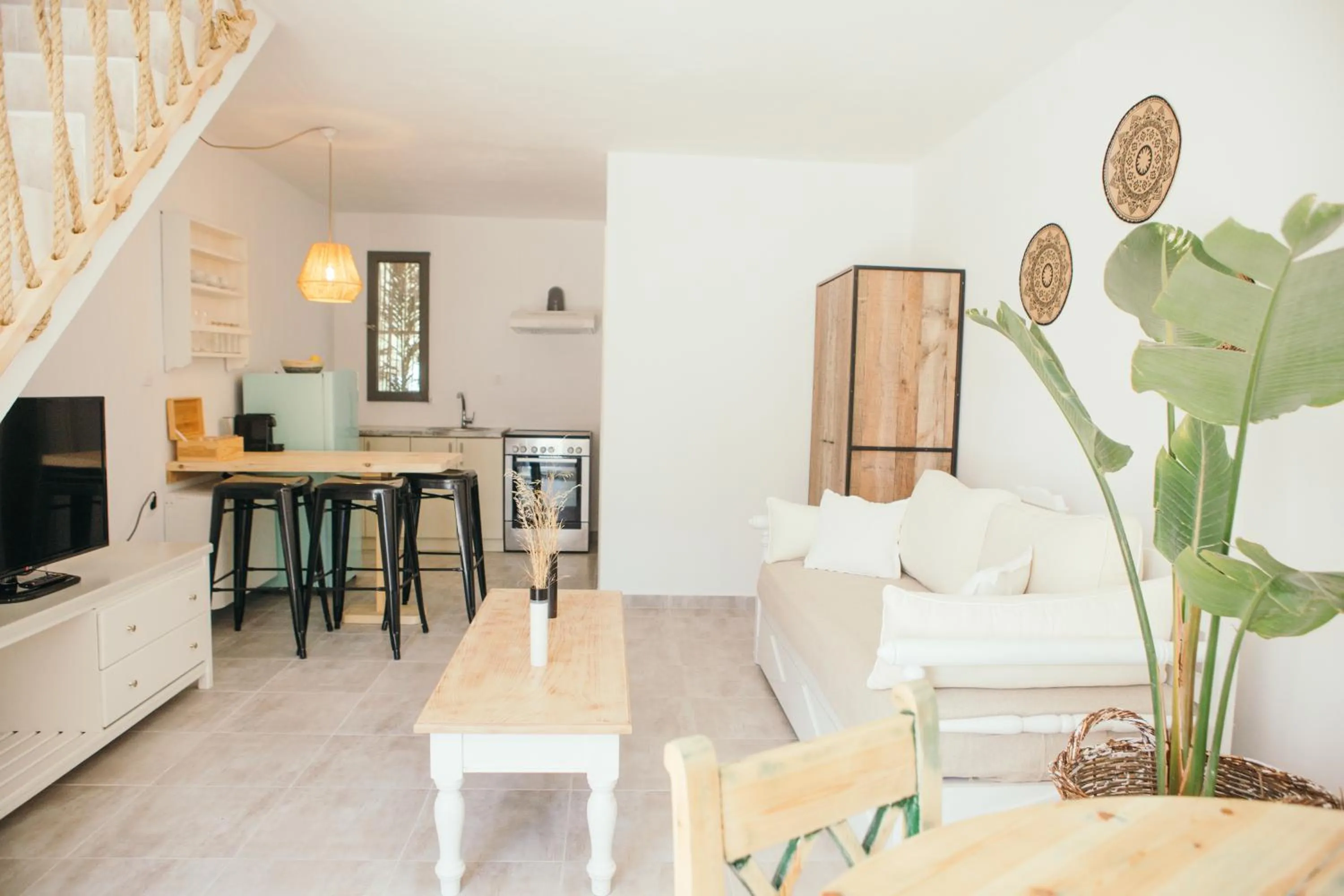 Living room in Exi Sea Side Suites