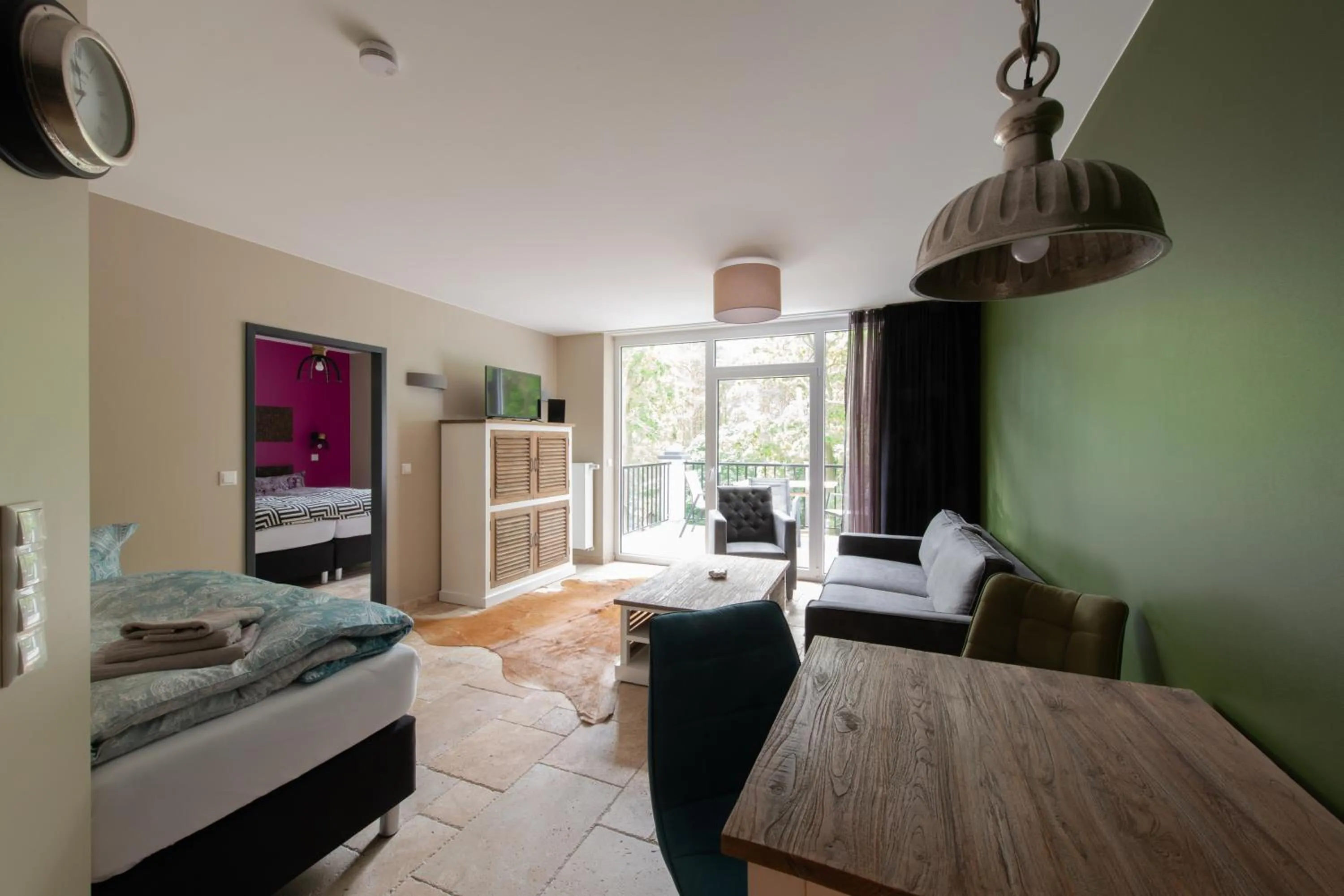 Photo of the whole room, Bed in Aparthotel Ostseeperle Glowe - schön gestrandet