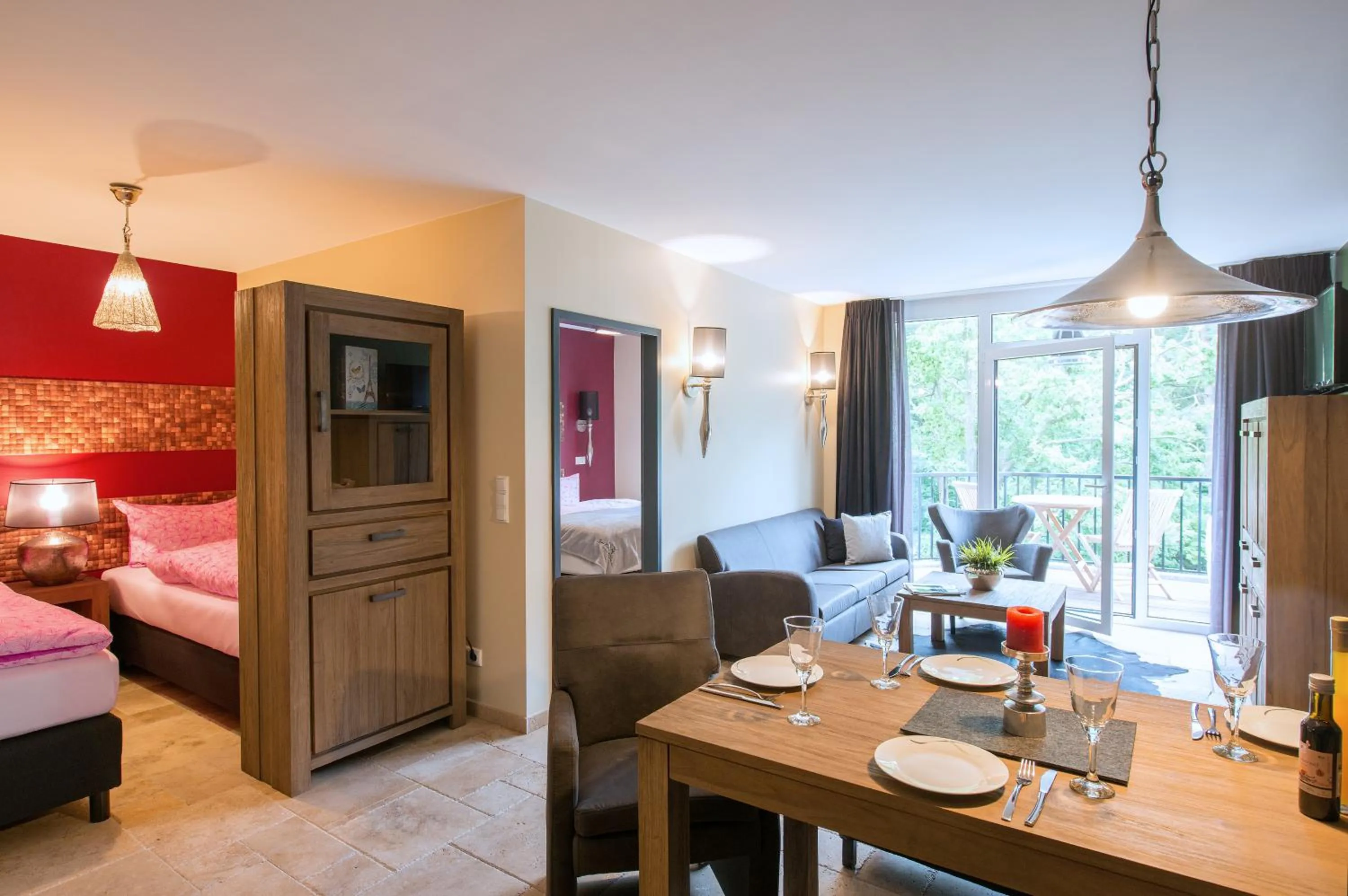 Day, Bed in Aparthotel Ostseeperle Glowe - schön gestrandet