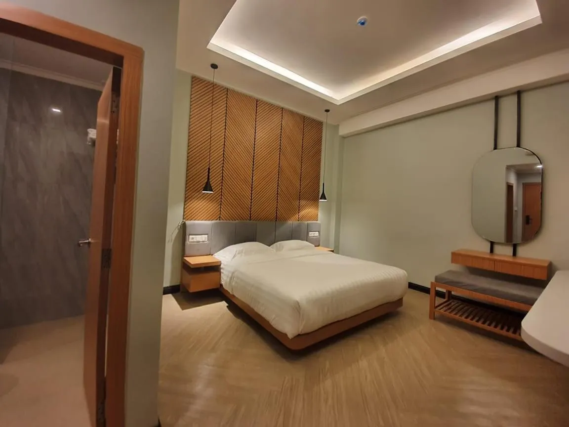 Bed in Muara Hotel Bukittinggi