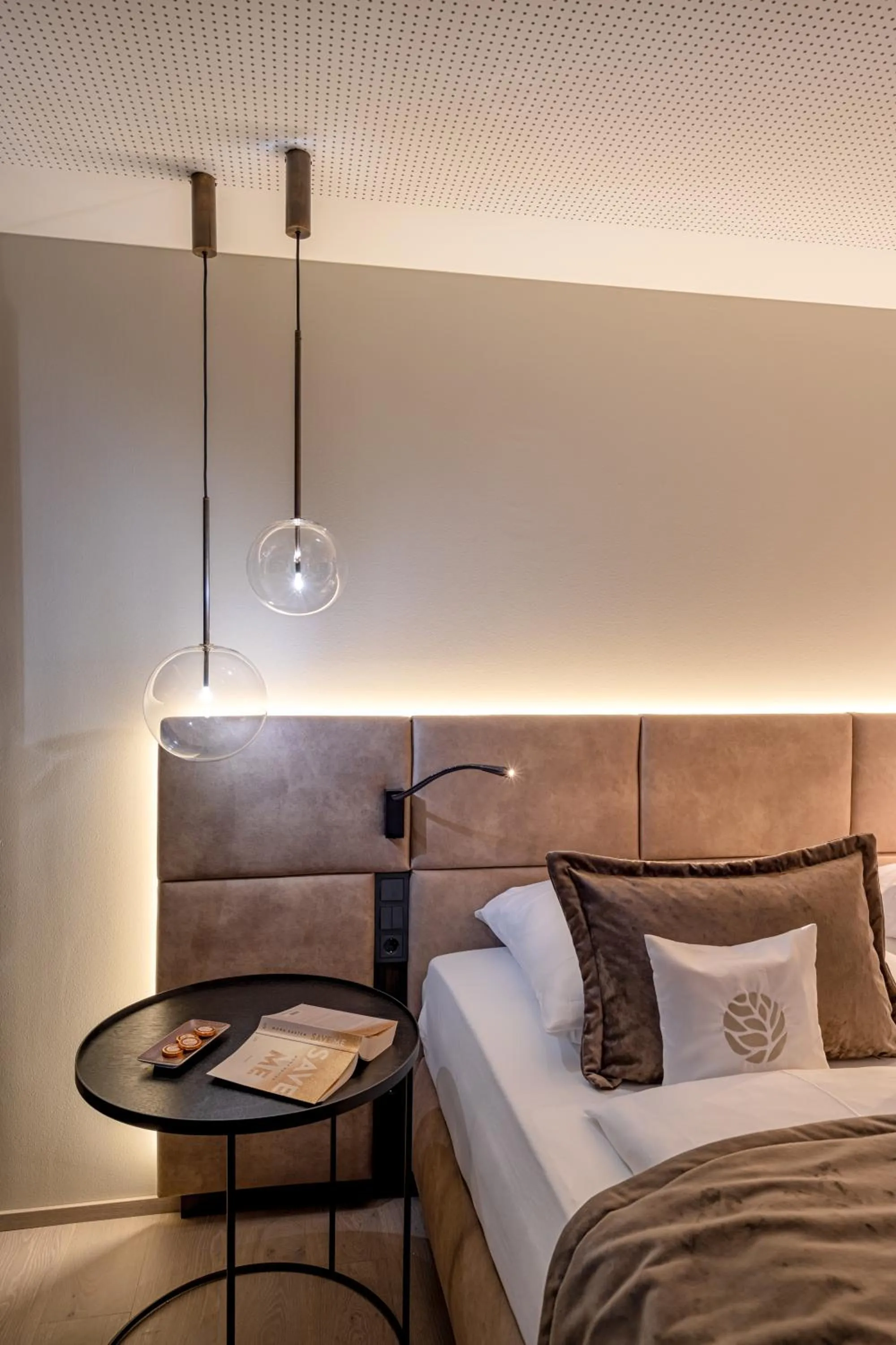 Bed in Hotel Riedenburg