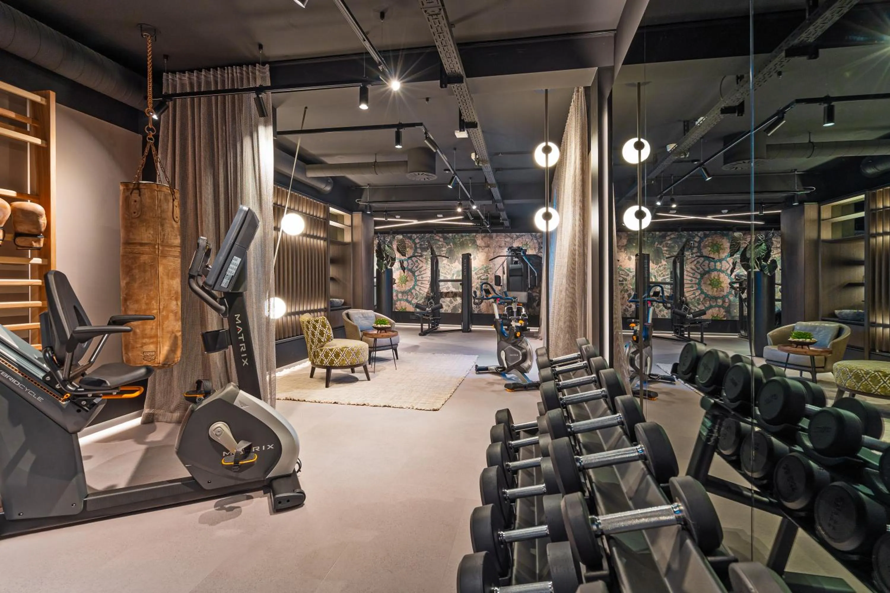 Fitness centre/facilities in Hotel Riedenburg