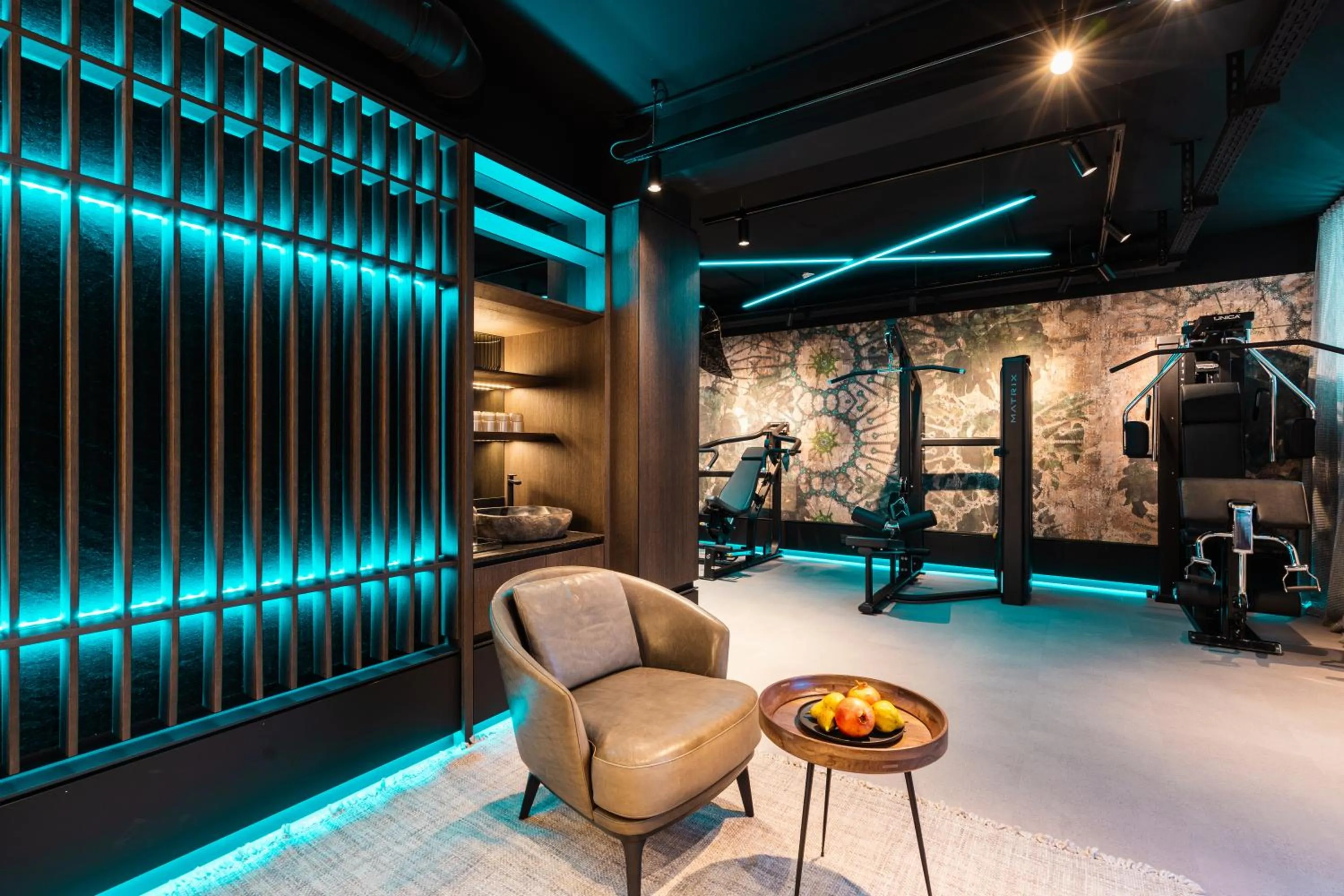 Fitness centre/facilities in Hotel Riedenburg