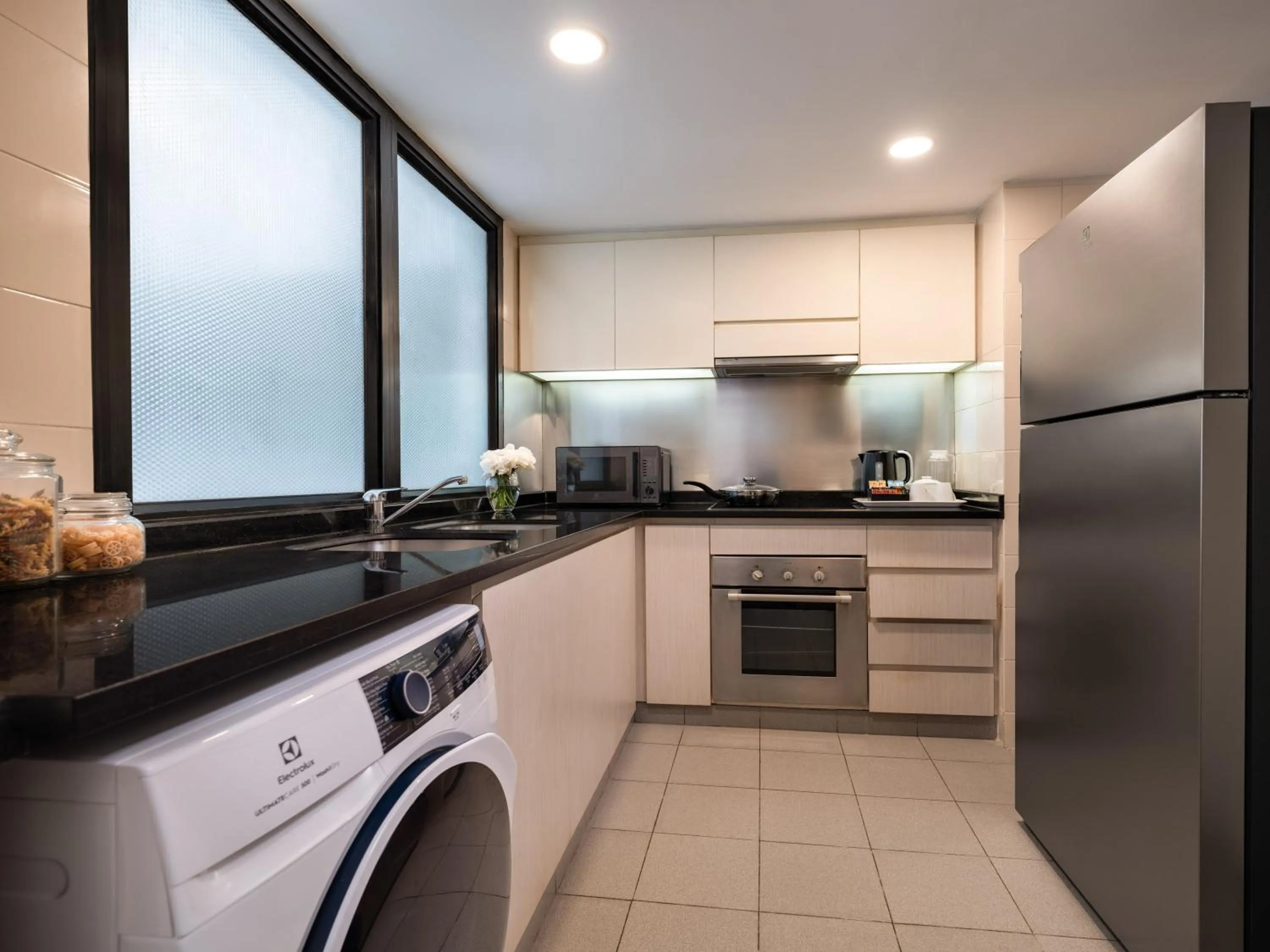 kitchen in Somerset Grand Hanoi