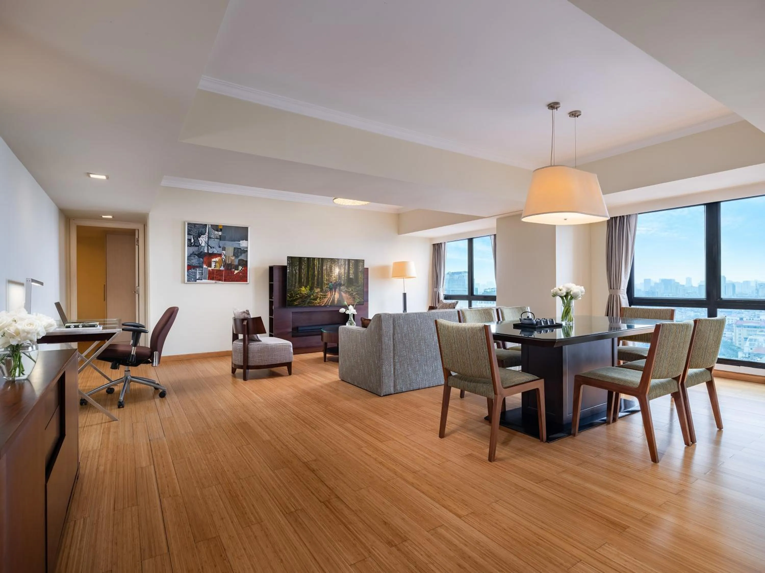 Living room in Somerset Grand Hanoi