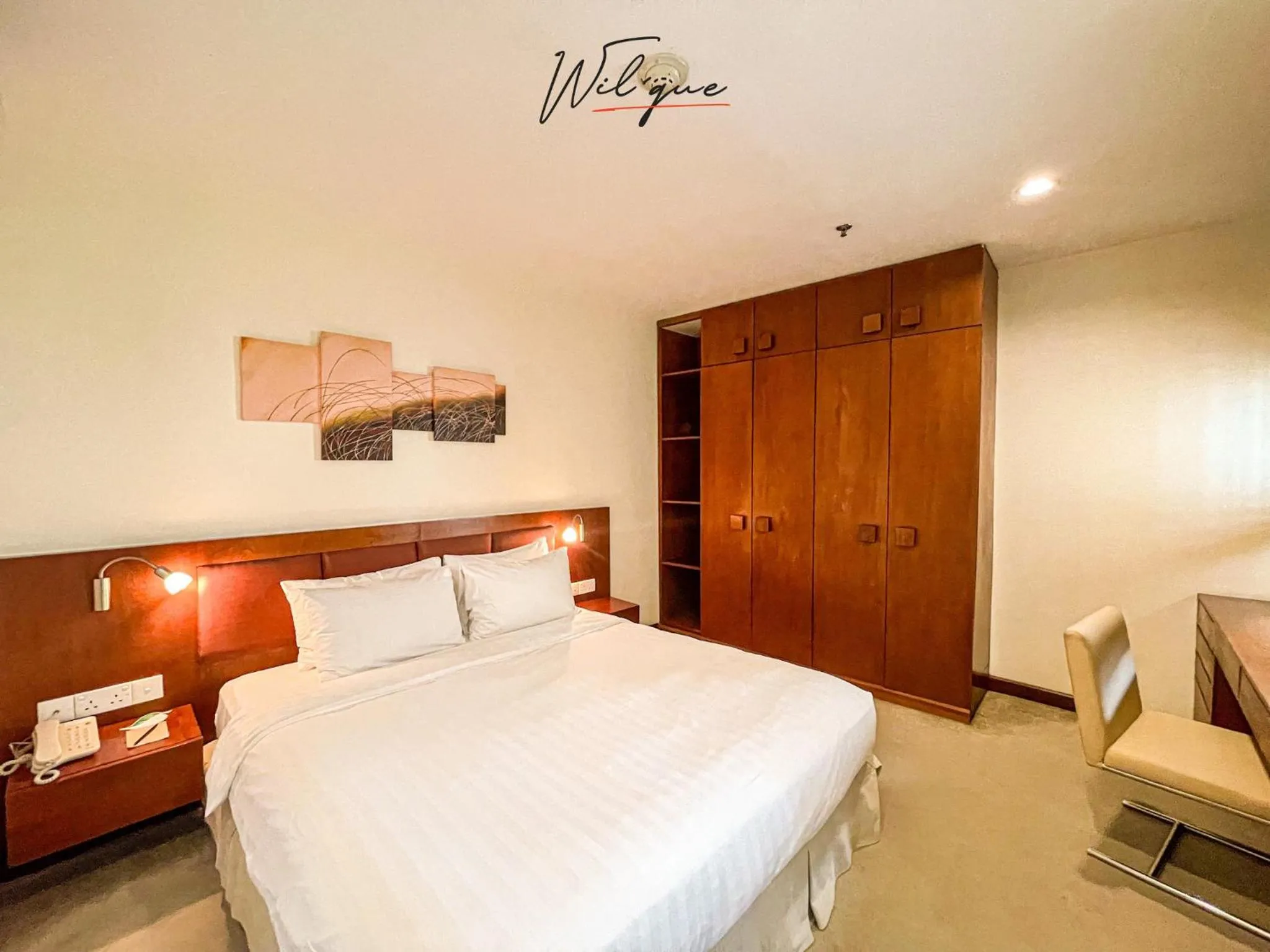 Bed in Wil'que Westlake Hotel & Residences