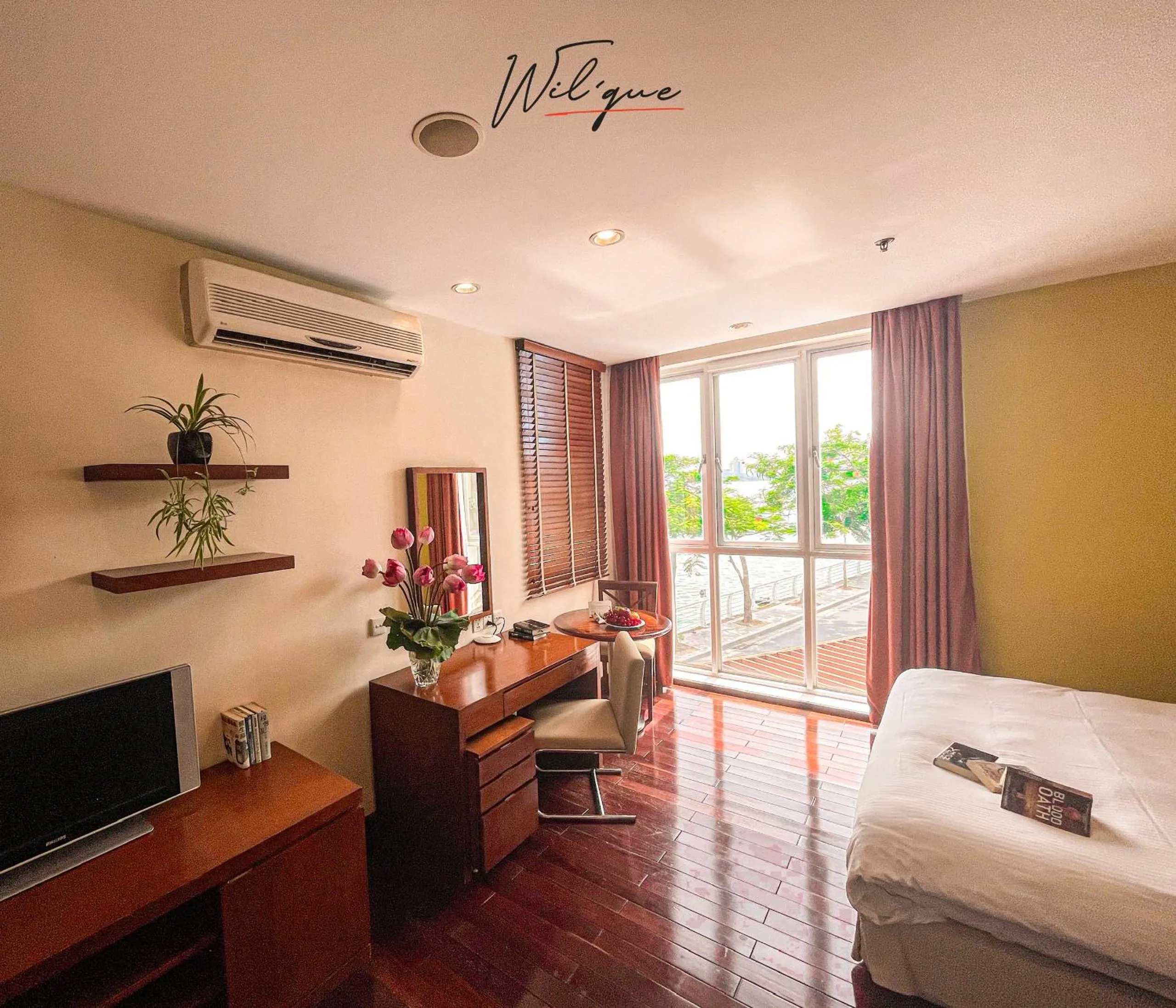 TV and multimedia, Bed in Wil'que Westlake Hotel & Residences