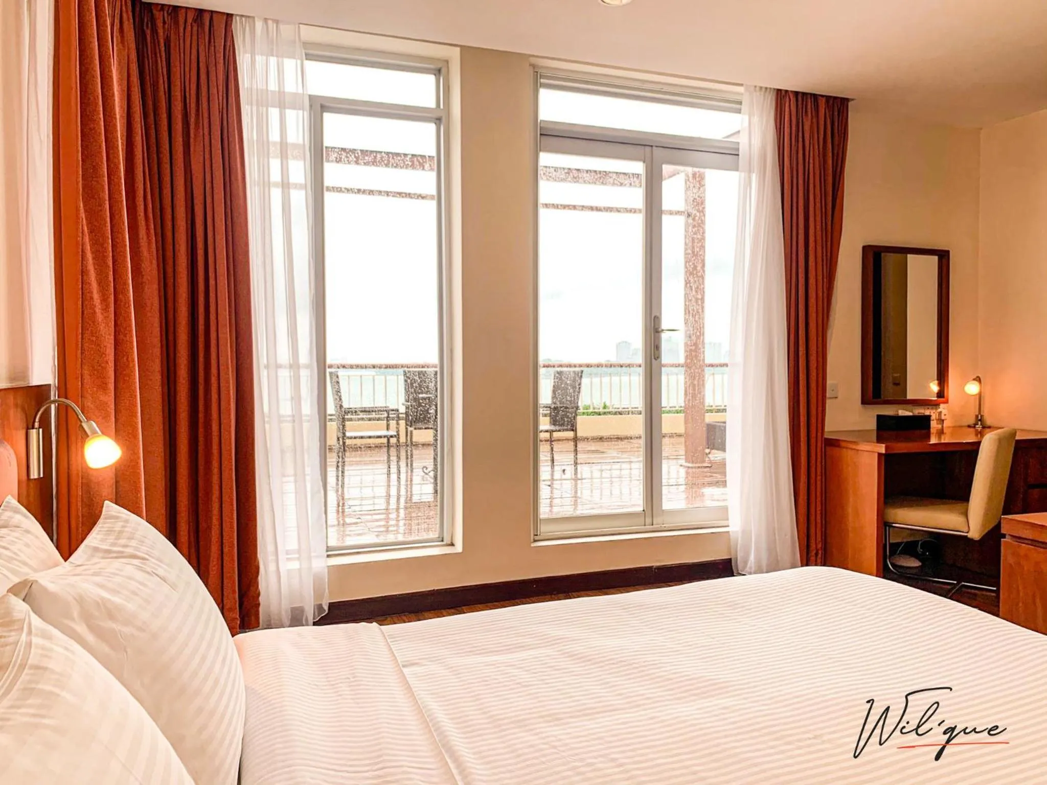 View (from property/room), Bed in Wil'que Westlake Hotel & Residences