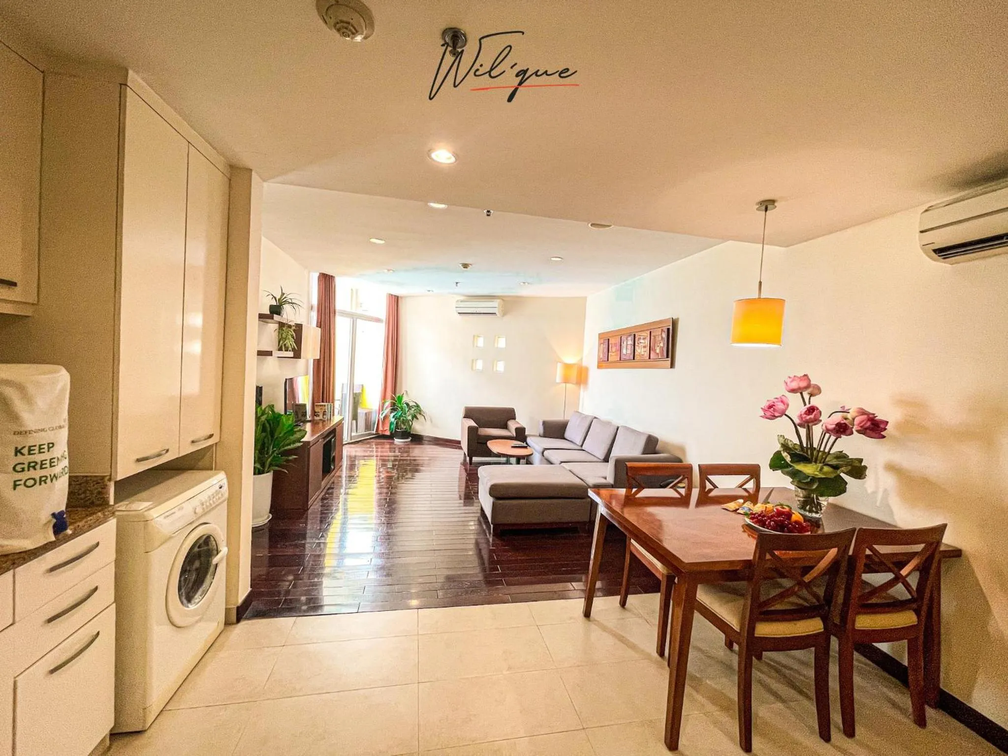 Kitchen or kitchenette in Wil'que Westlake Hotel & Residences