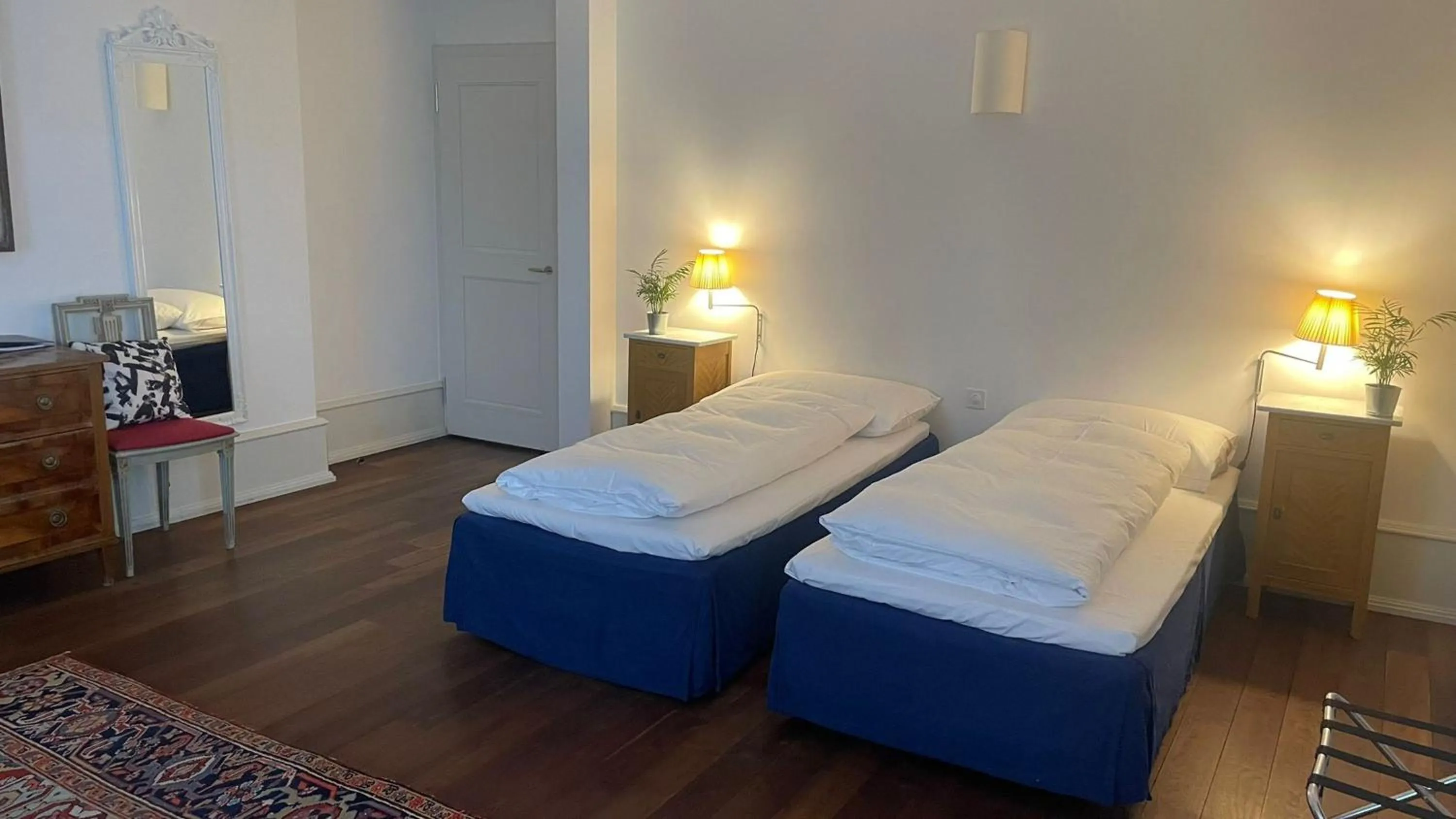 Bedroom, Bed in Hotel im Schlosspark