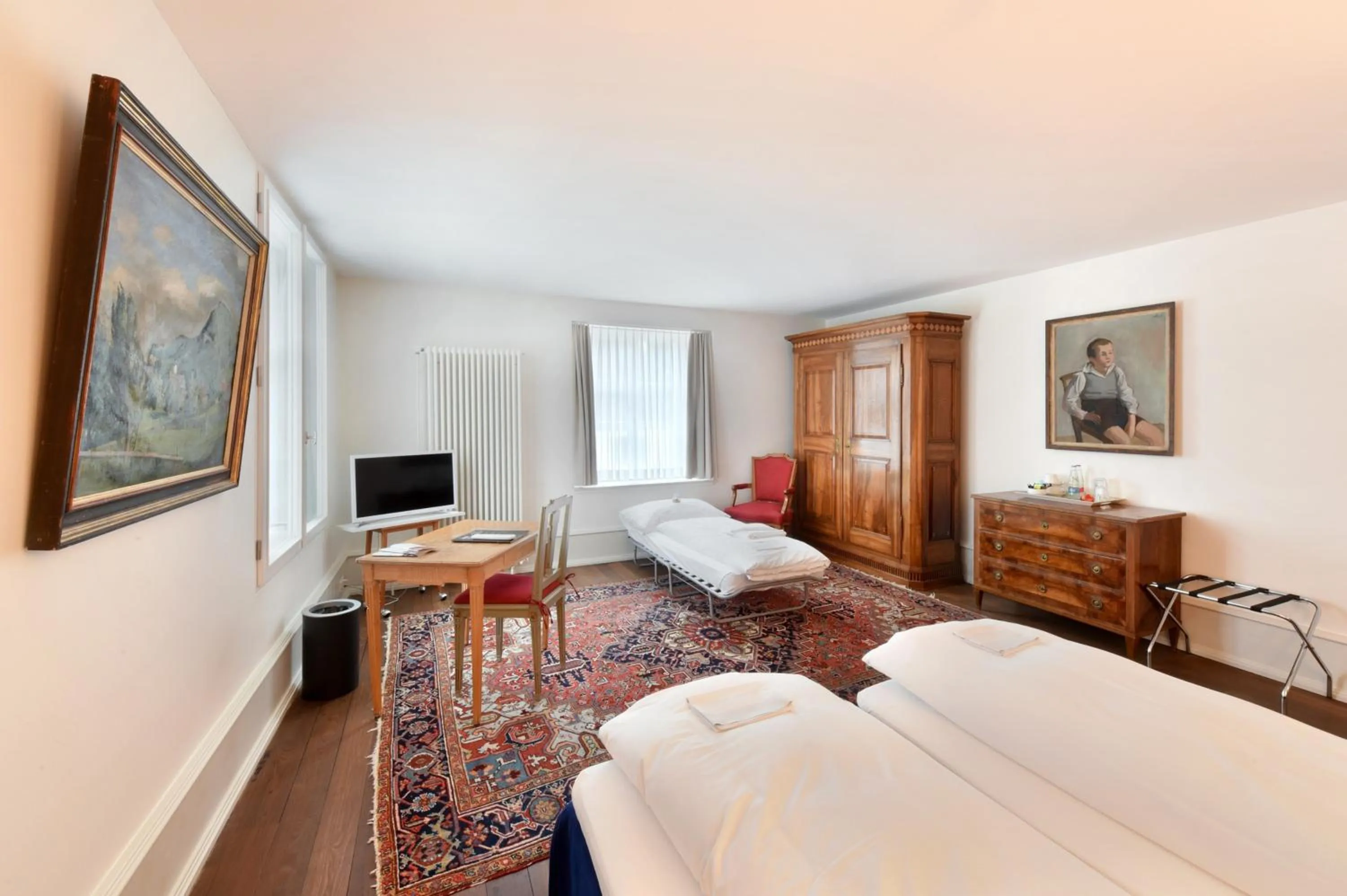 Bedroom, Bed in Hotel im Schlosspark