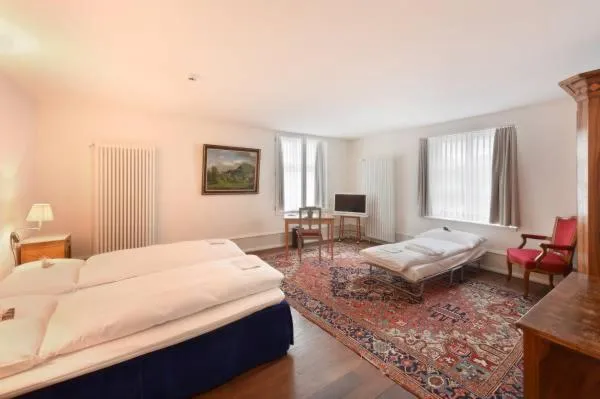 Bed in Hotel im Schlosspark