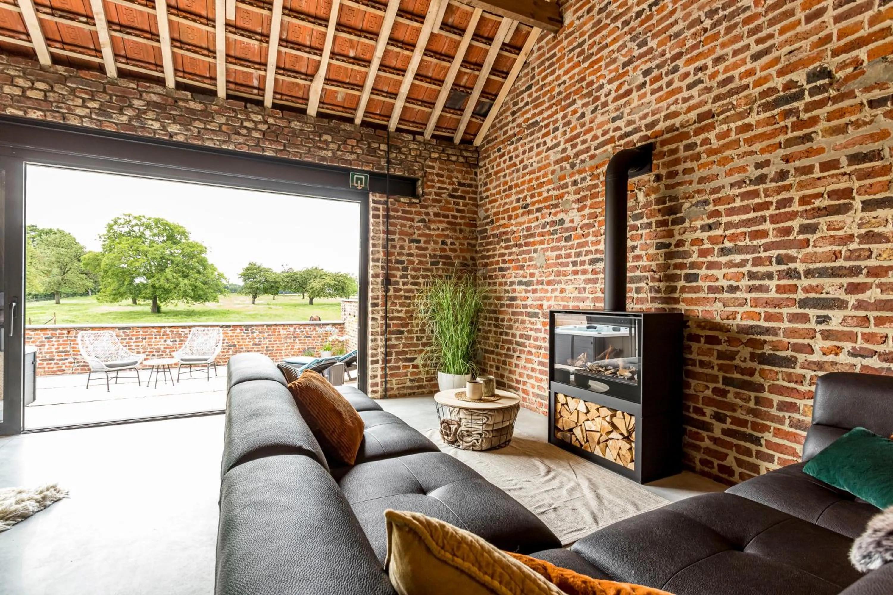 View (from property/room) in De Hoeveschuur