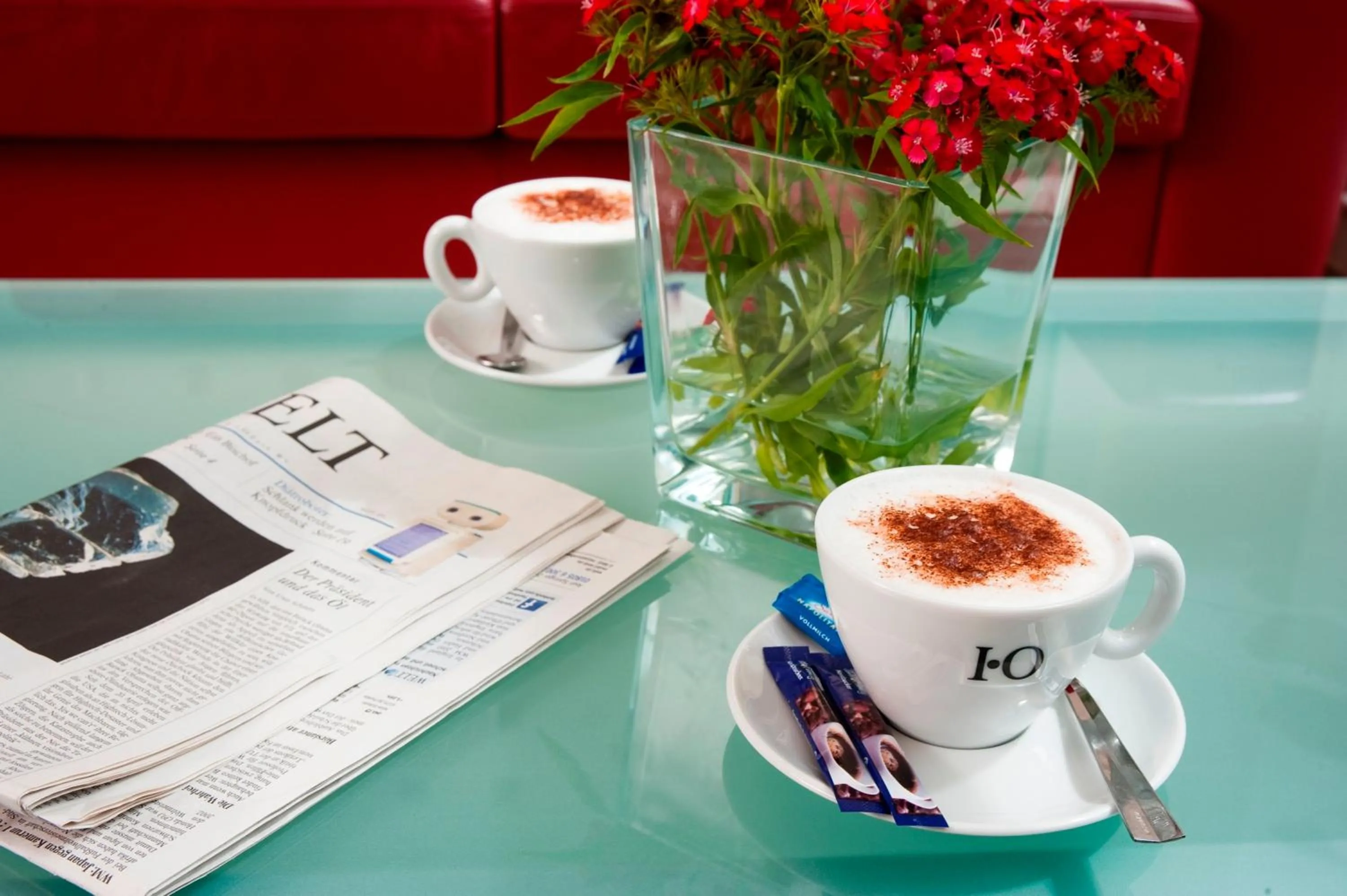 Lobby or reception in Hotel Aquamarin