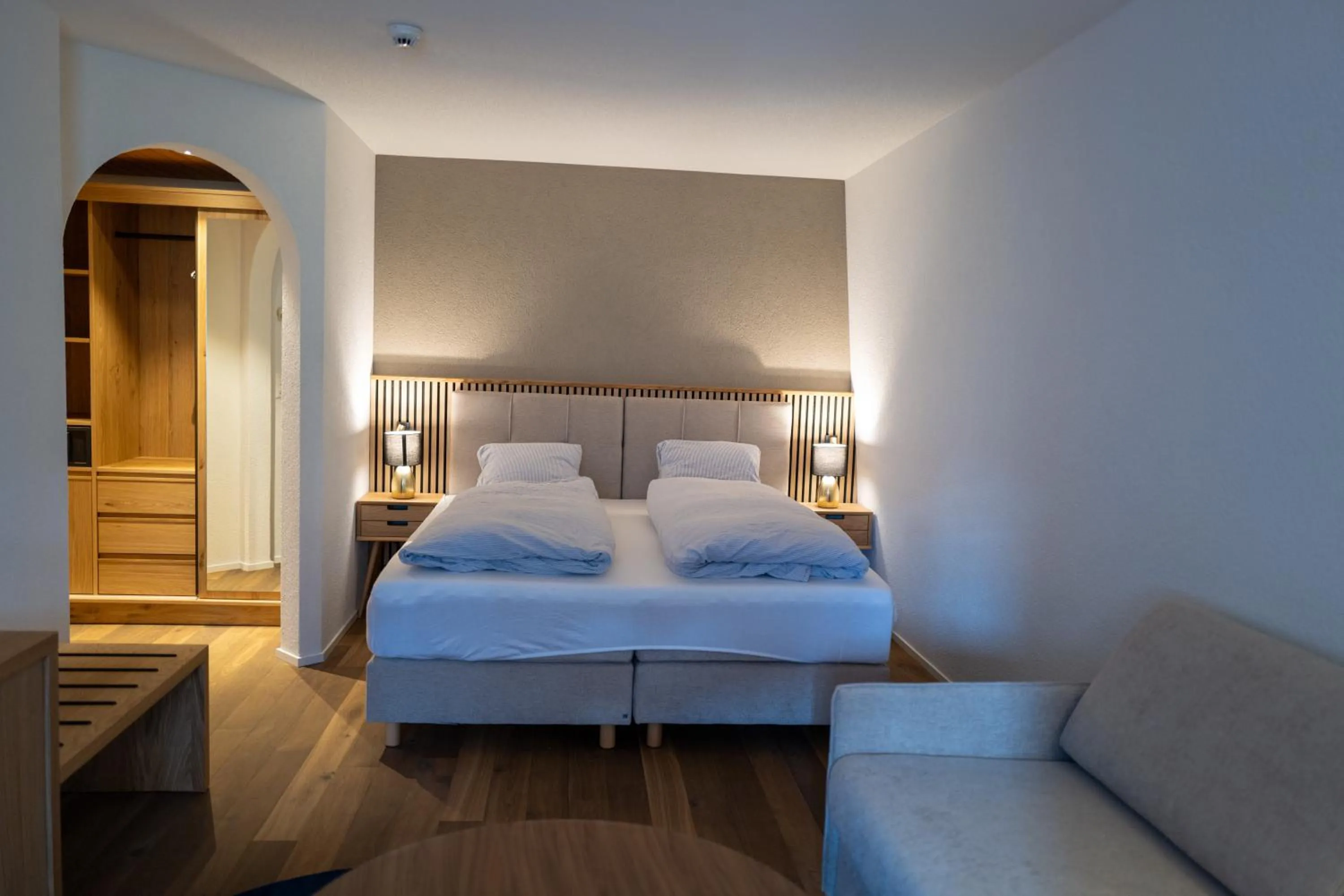 Bed in Hotel Viktoria Eden