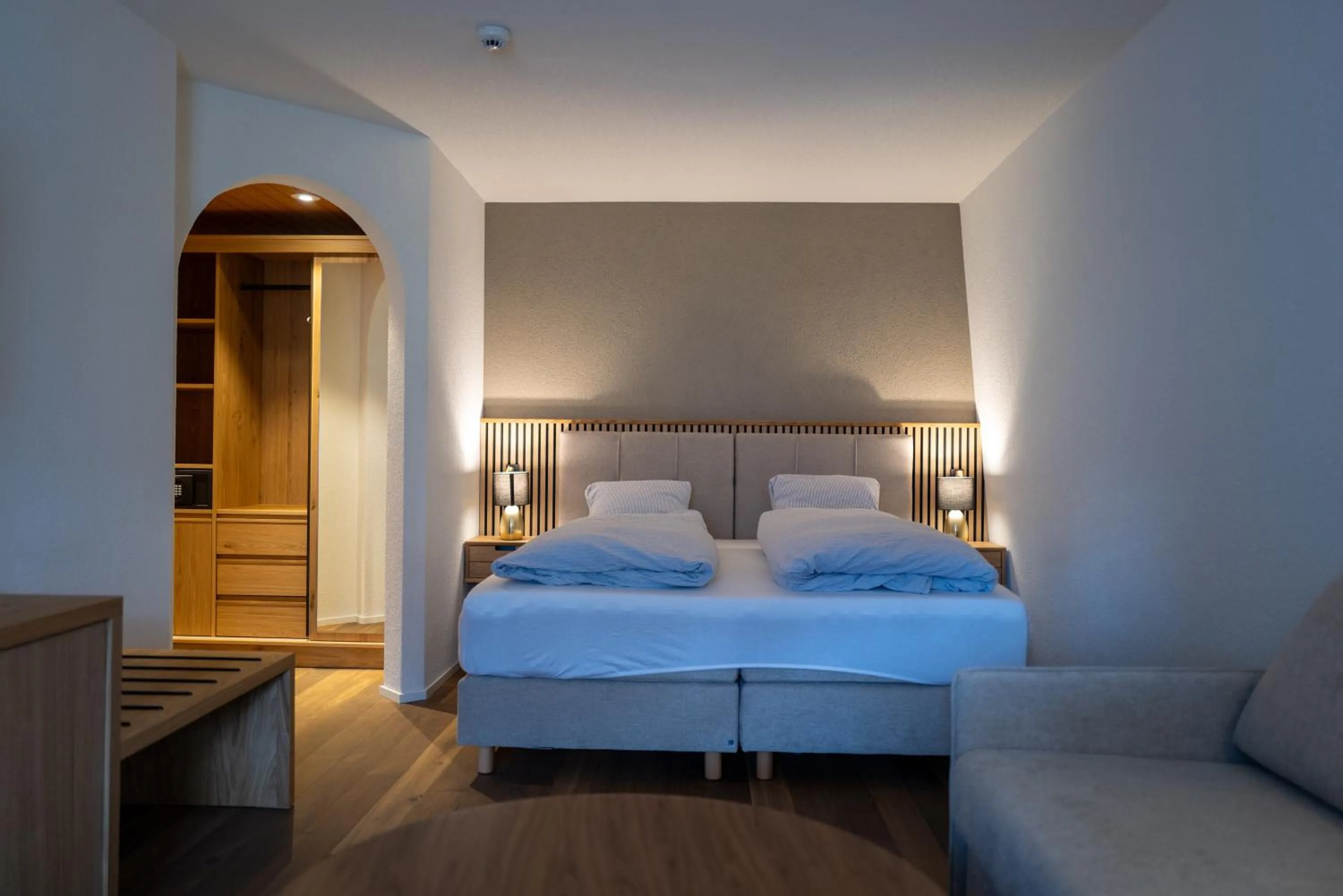 Bed in Hotel Viktoria Eden