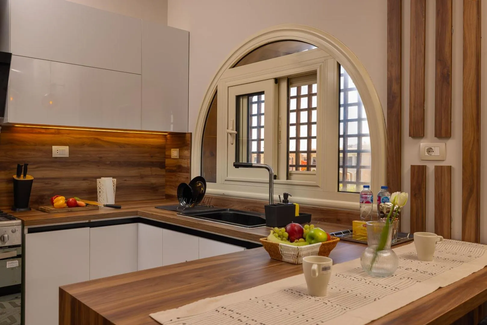 Kitchen or kitchenette in Marina Resort New Alamein By Seven Seasons