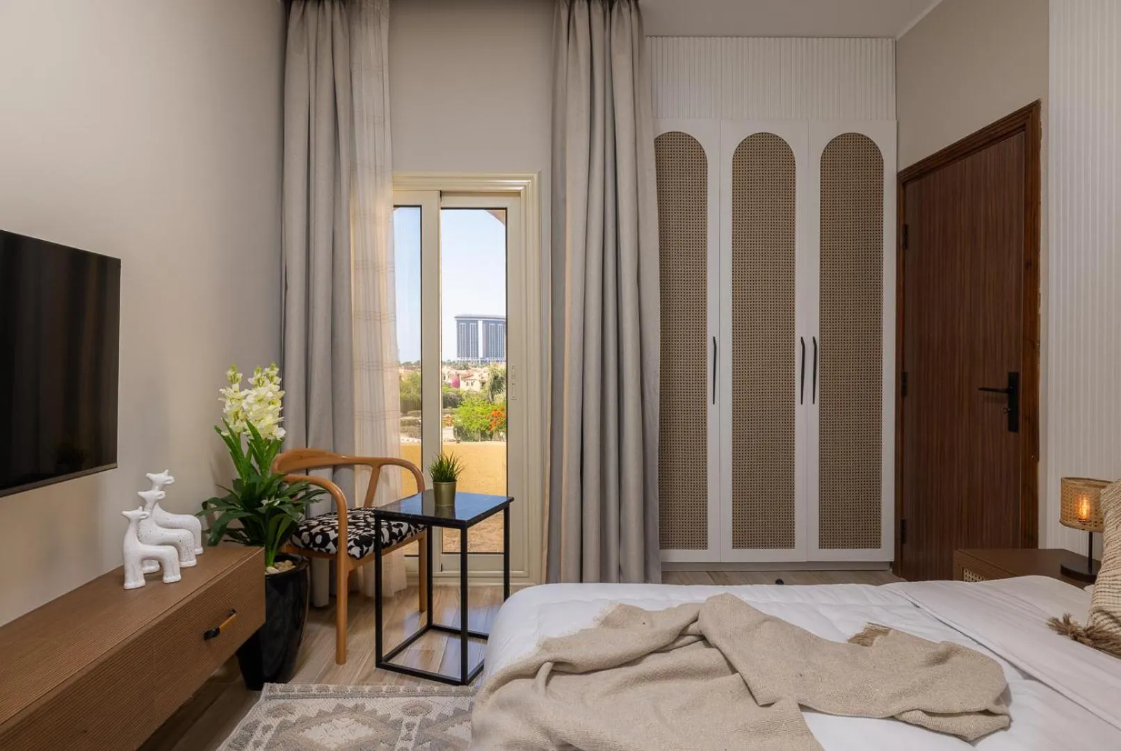 Photo of the whole room, Bed in Marina Resort New Alamein By Seven Seasons