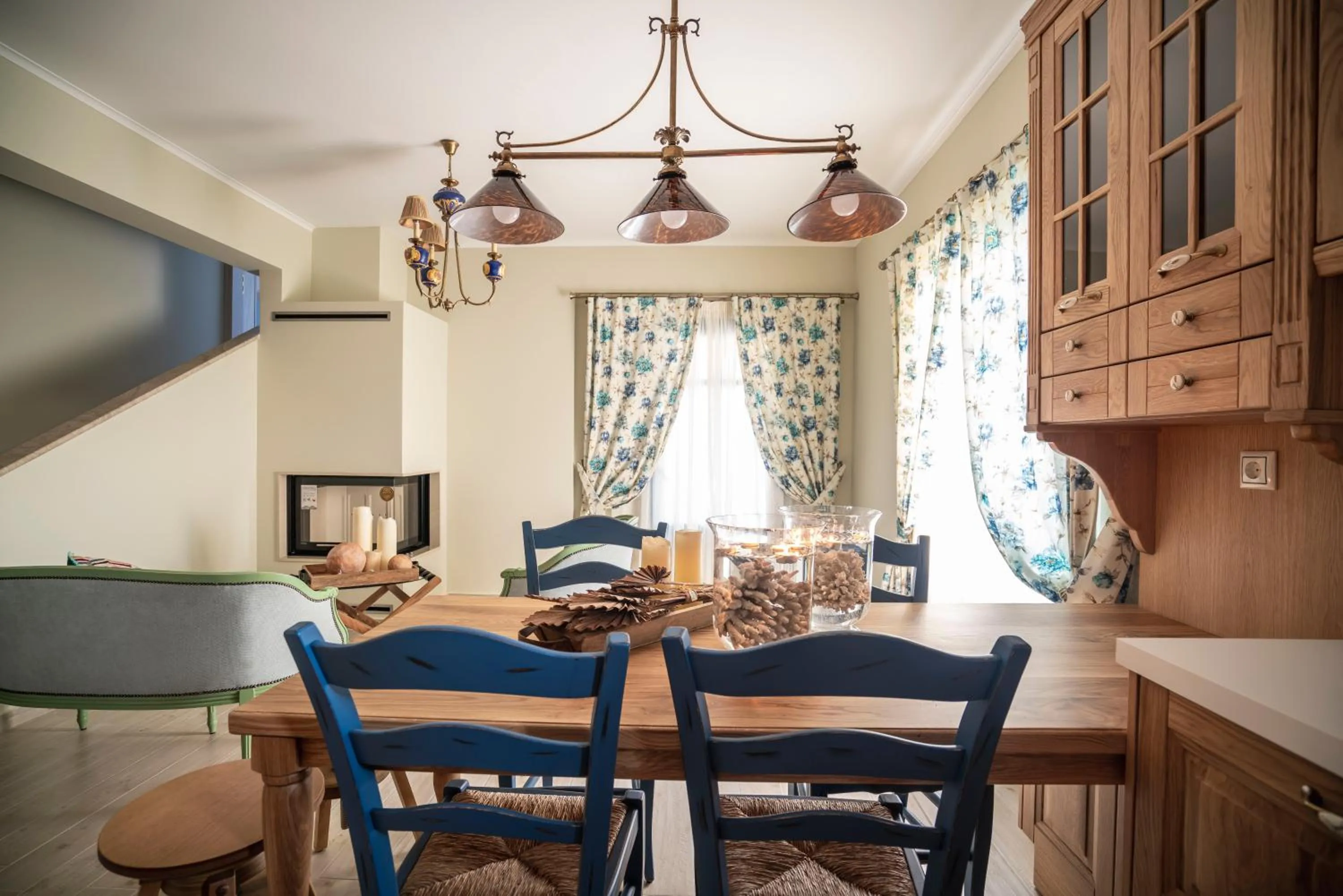 Seating area in Elysium Living Parga