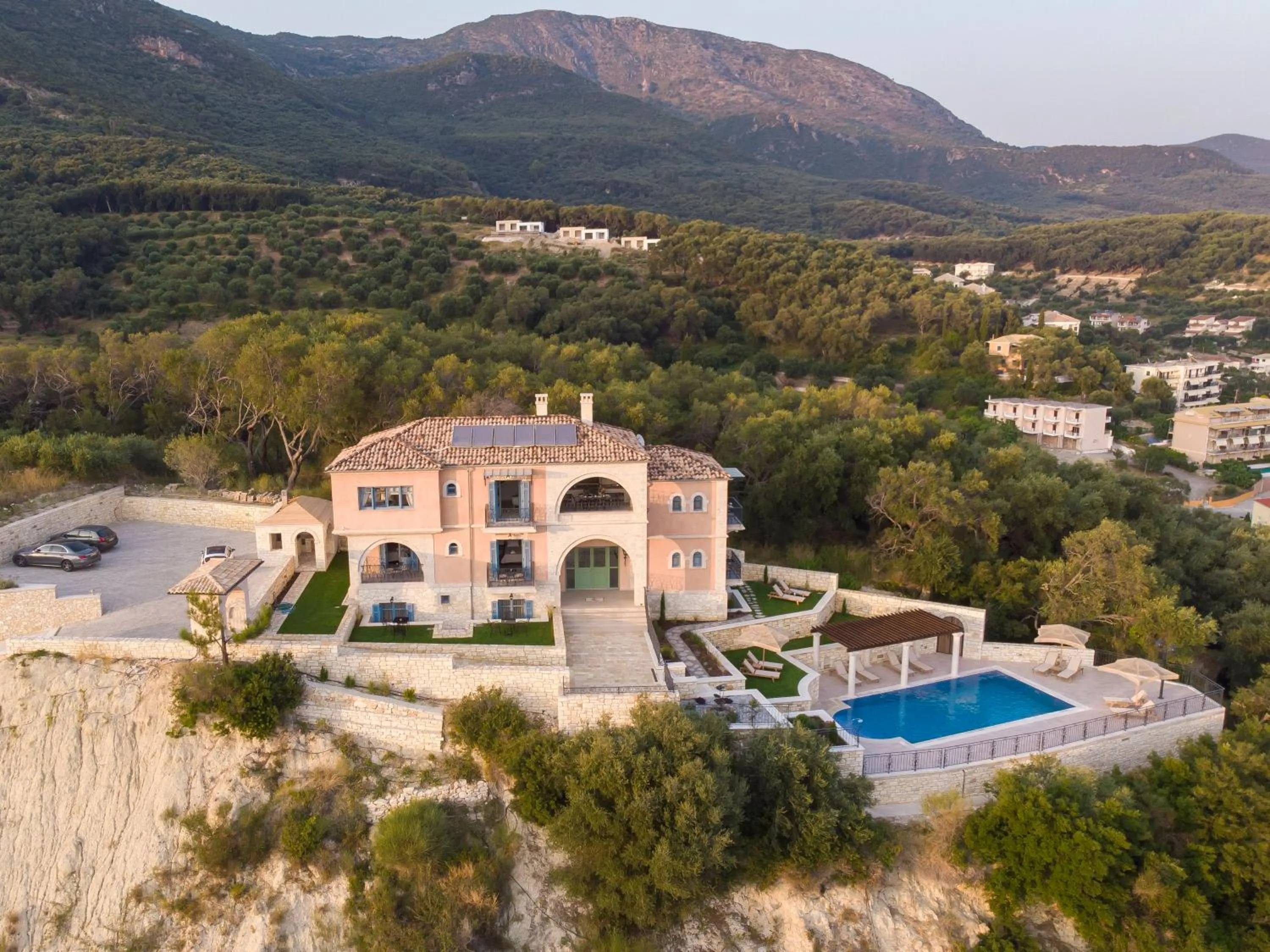 Bird's eye view in Elysium Living Parga