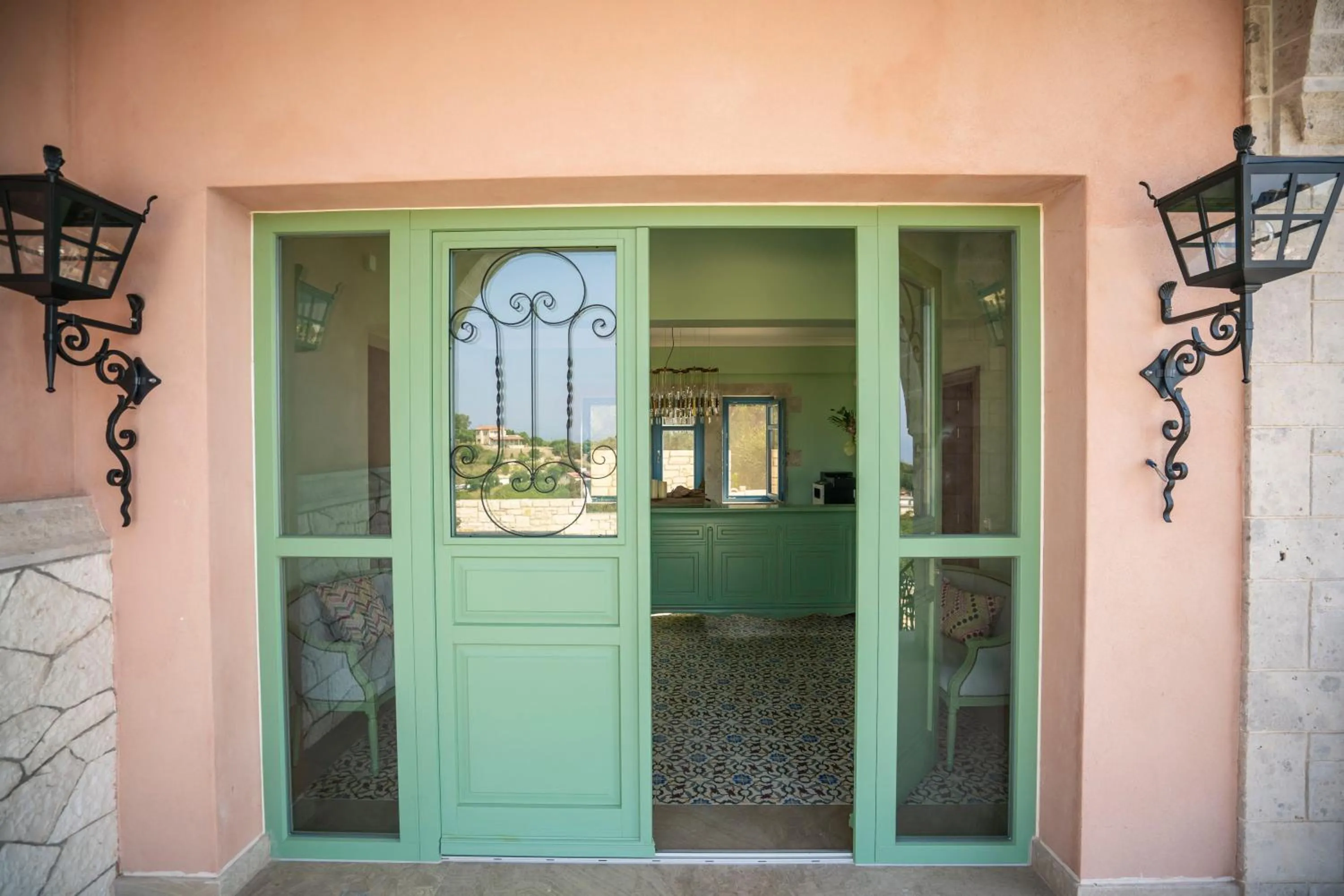 Facade/entrance in Elysium Living Parga