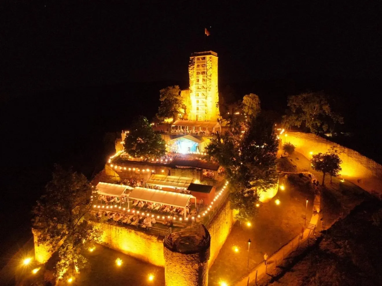 Natural landscape in Hotel Goldbächel