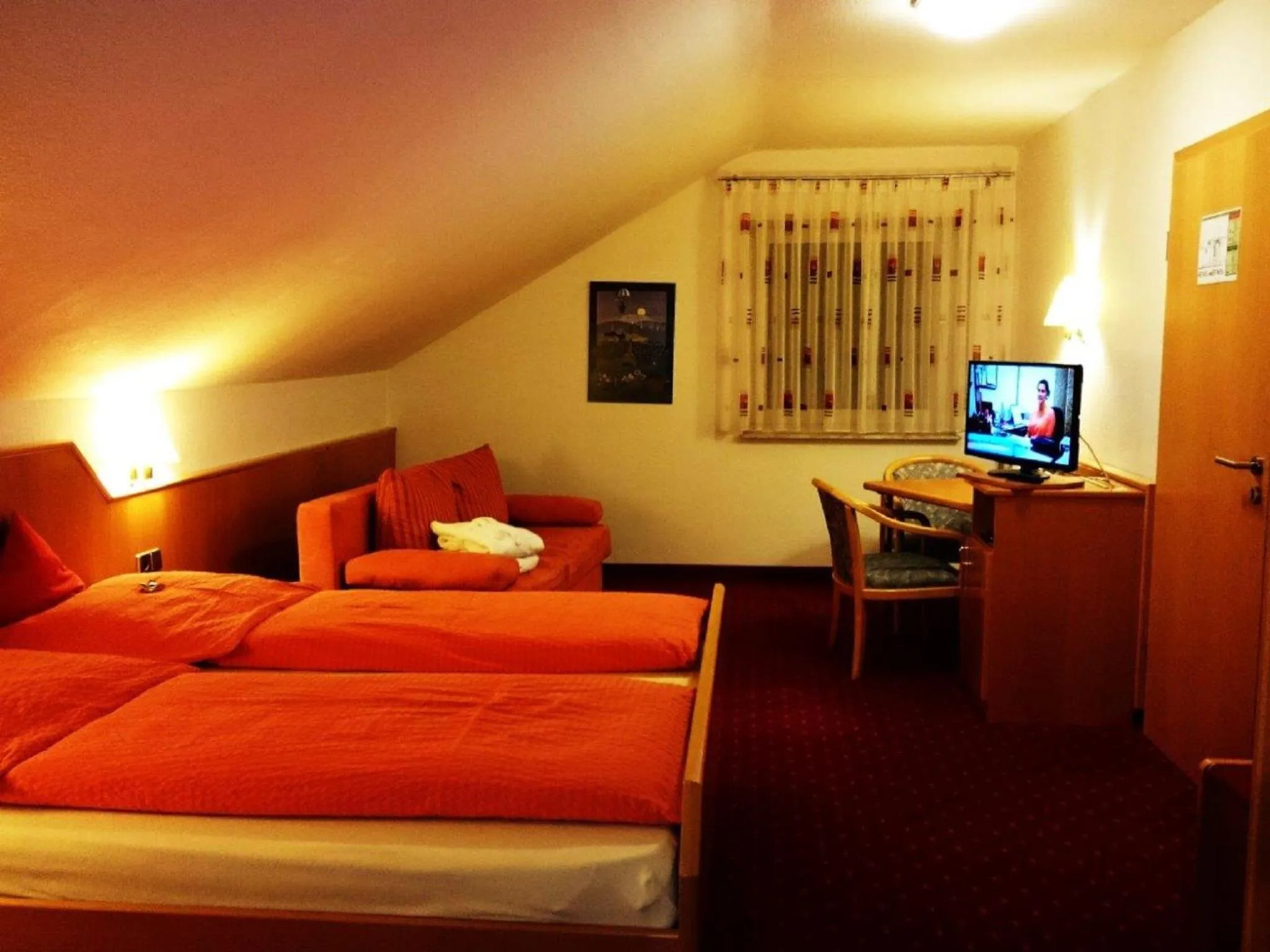 Photo of the whole room, Bed in Hotel Goldbächel