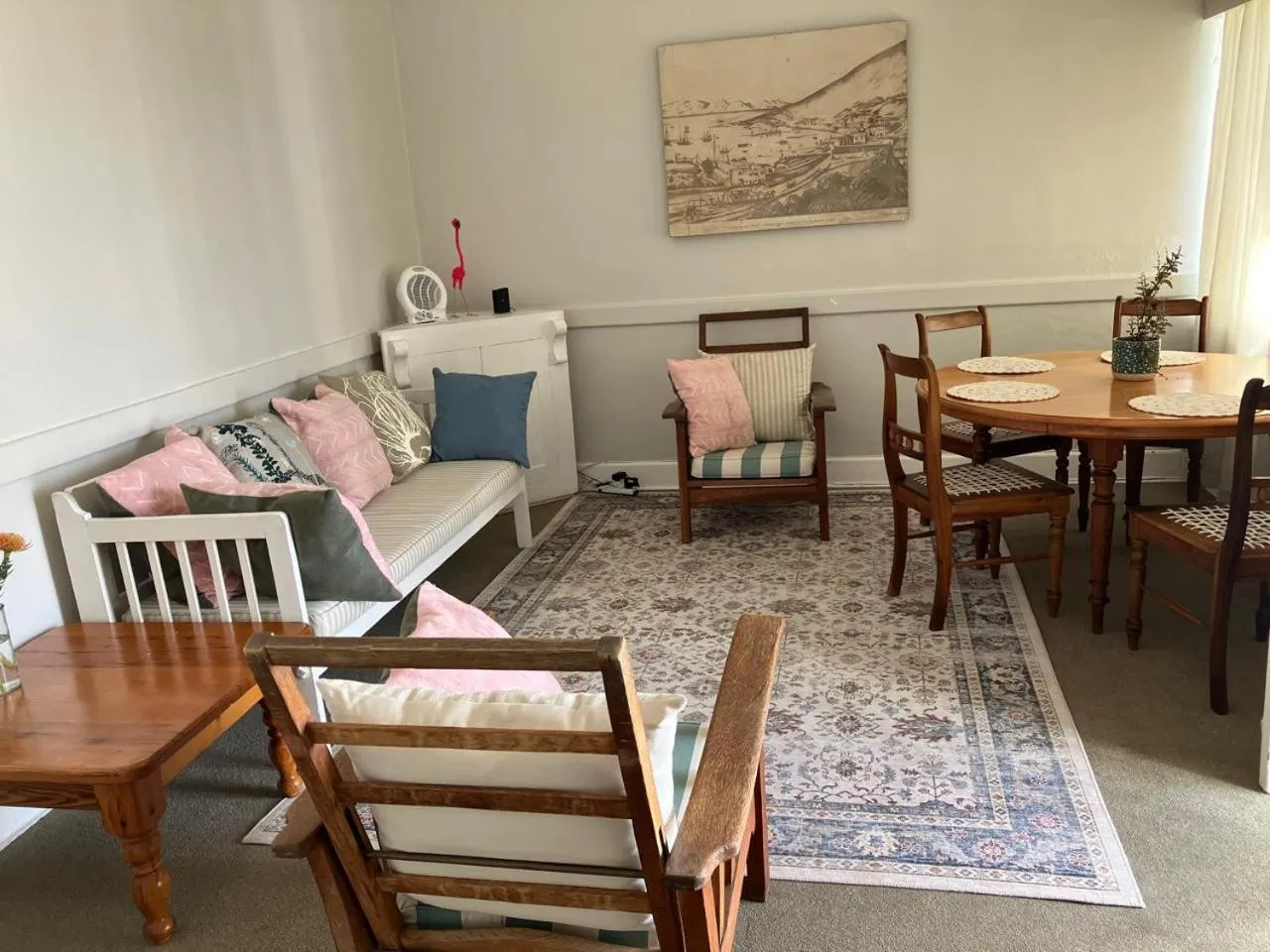 Seating area in Boulders Beach Hotel, Cafe and Curio shop