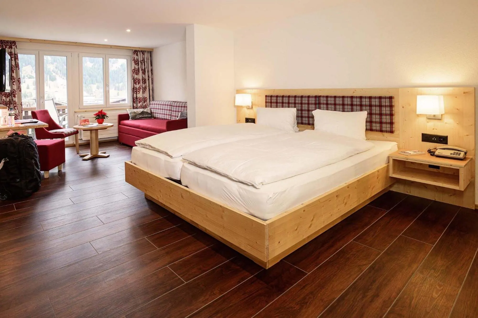 Bed in Hotel Caprice - Grindelwald