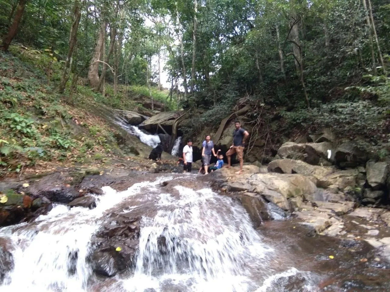 People in Three Hills Resort Coorg