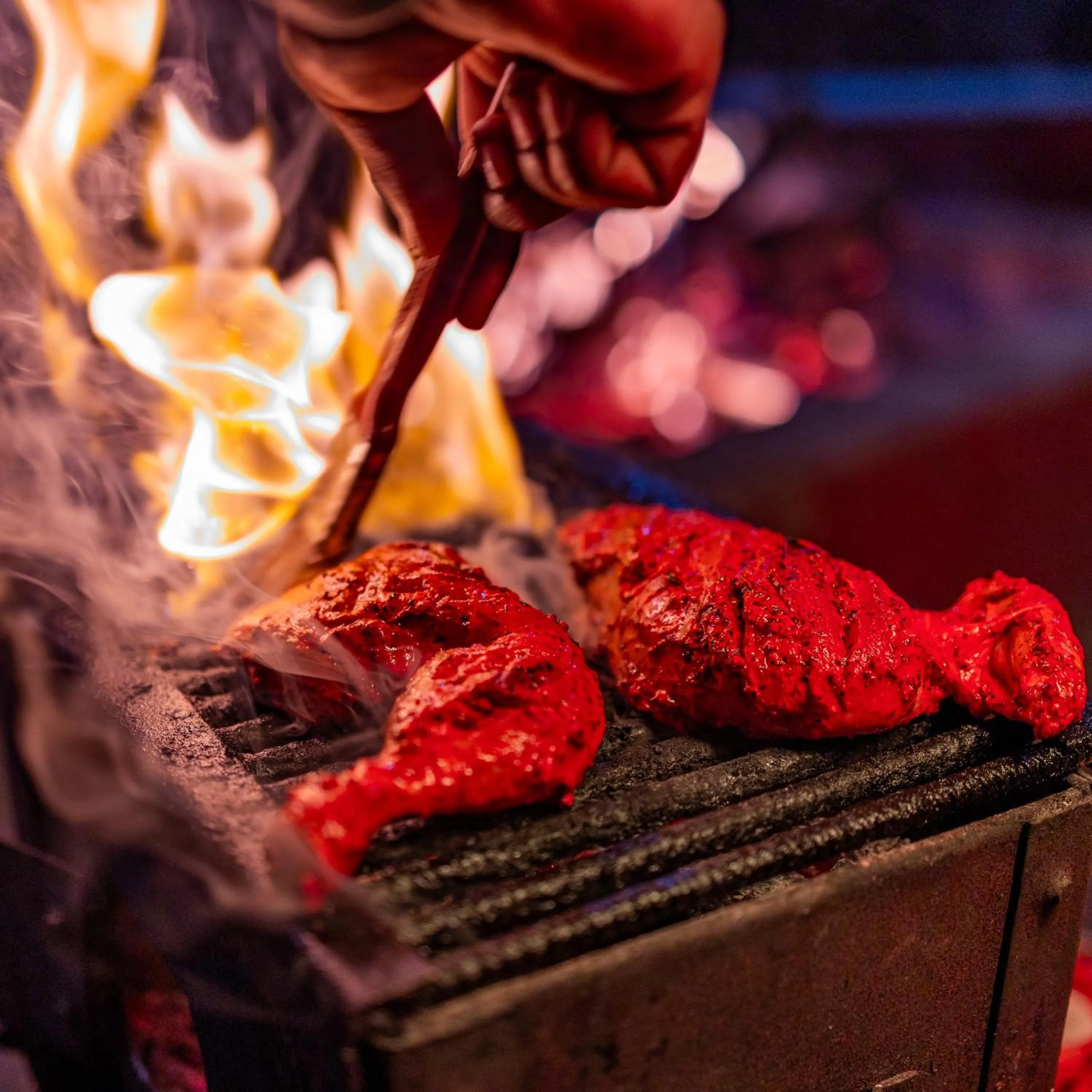 BBQ facilities in Three Hills Resort Coorg